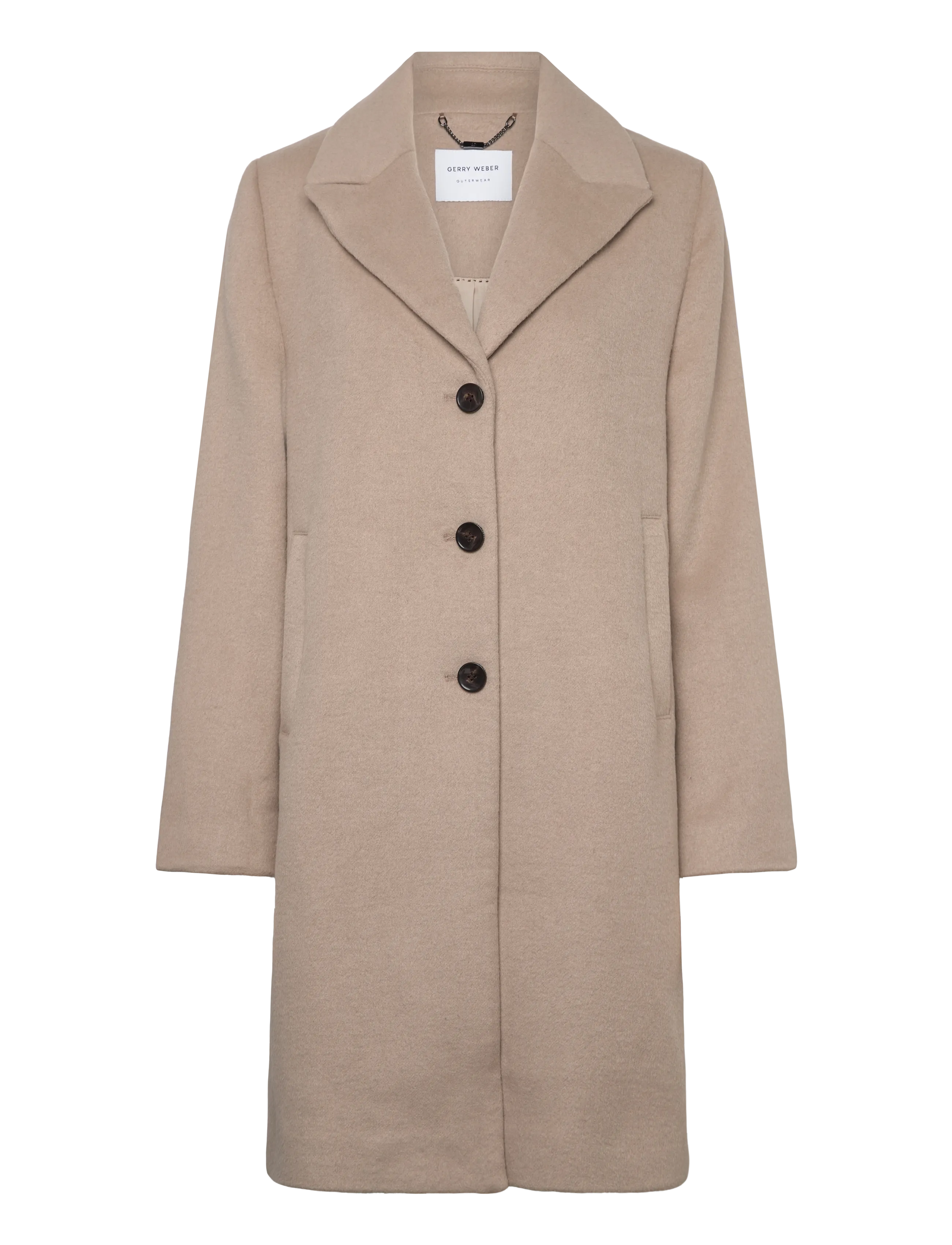 Gerry Weber Edition COAT WOOL - Kleidung - DUSTY BEIGE-MELANGE / beige