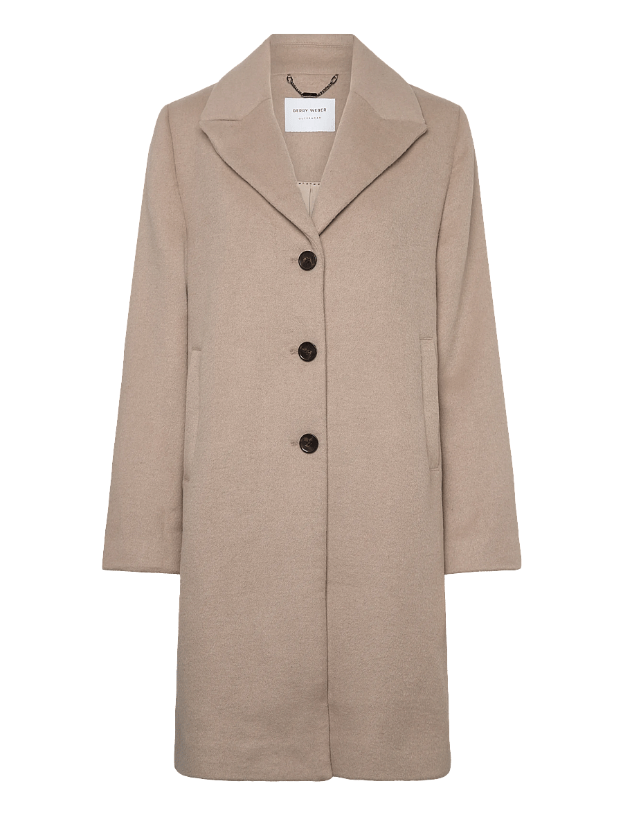 Gerry Weber Edition - COAT WOOL - winter jackets - dusty beige-melange - 0