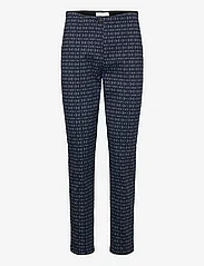 Gerry Weber Edition - PANT LEISURE CROPPED - straight leg trousers - blue figured - 0