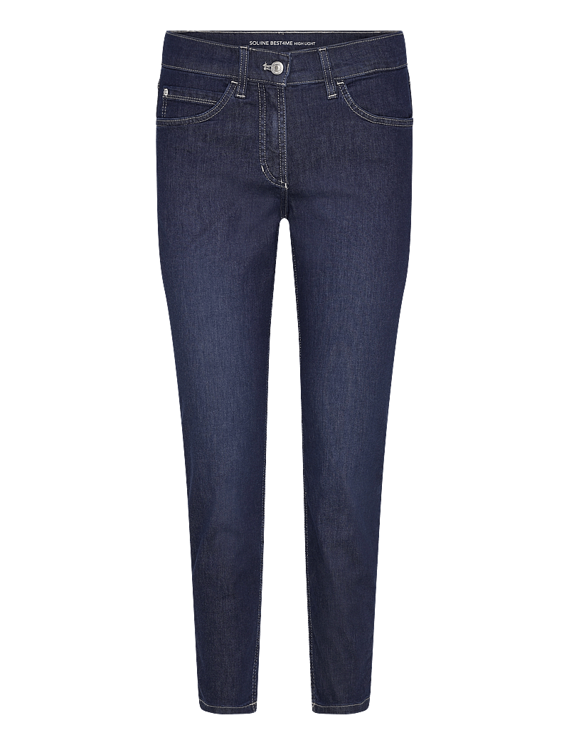 Gerry Weber Edition - Jeans cropped - slim jeans - blue denim with use - 0