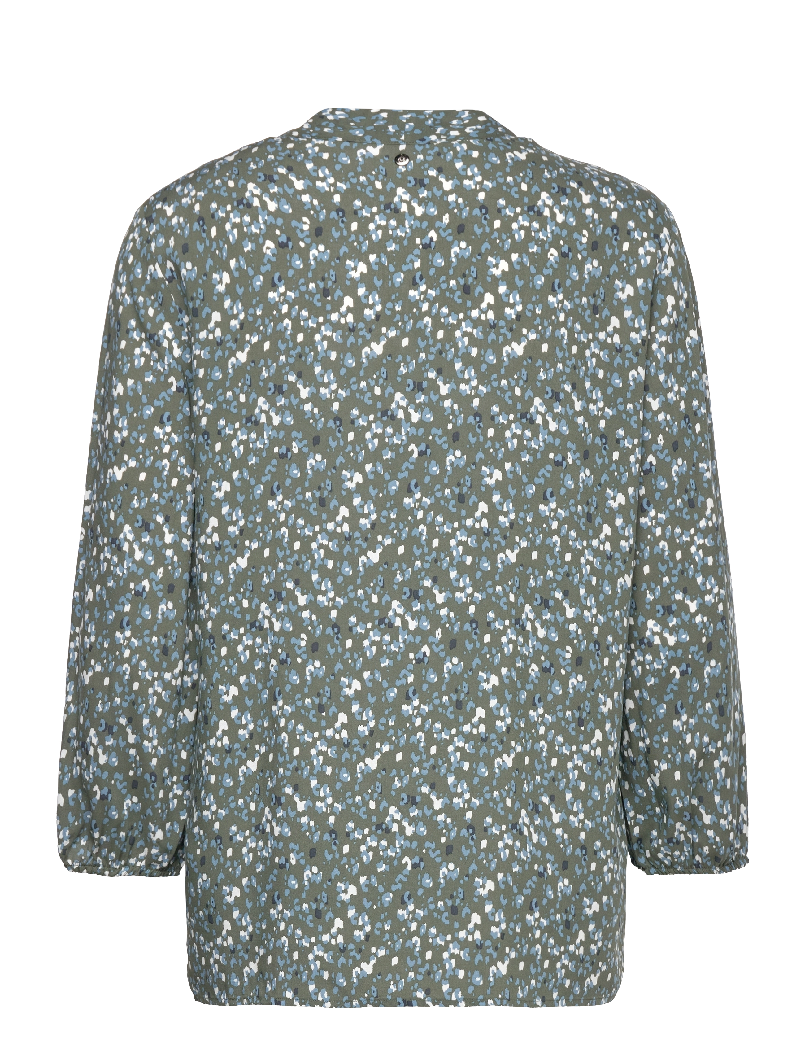Gerry Weber Edition - BLOUSE 3/4 SLEEVE - green/blue print - 1