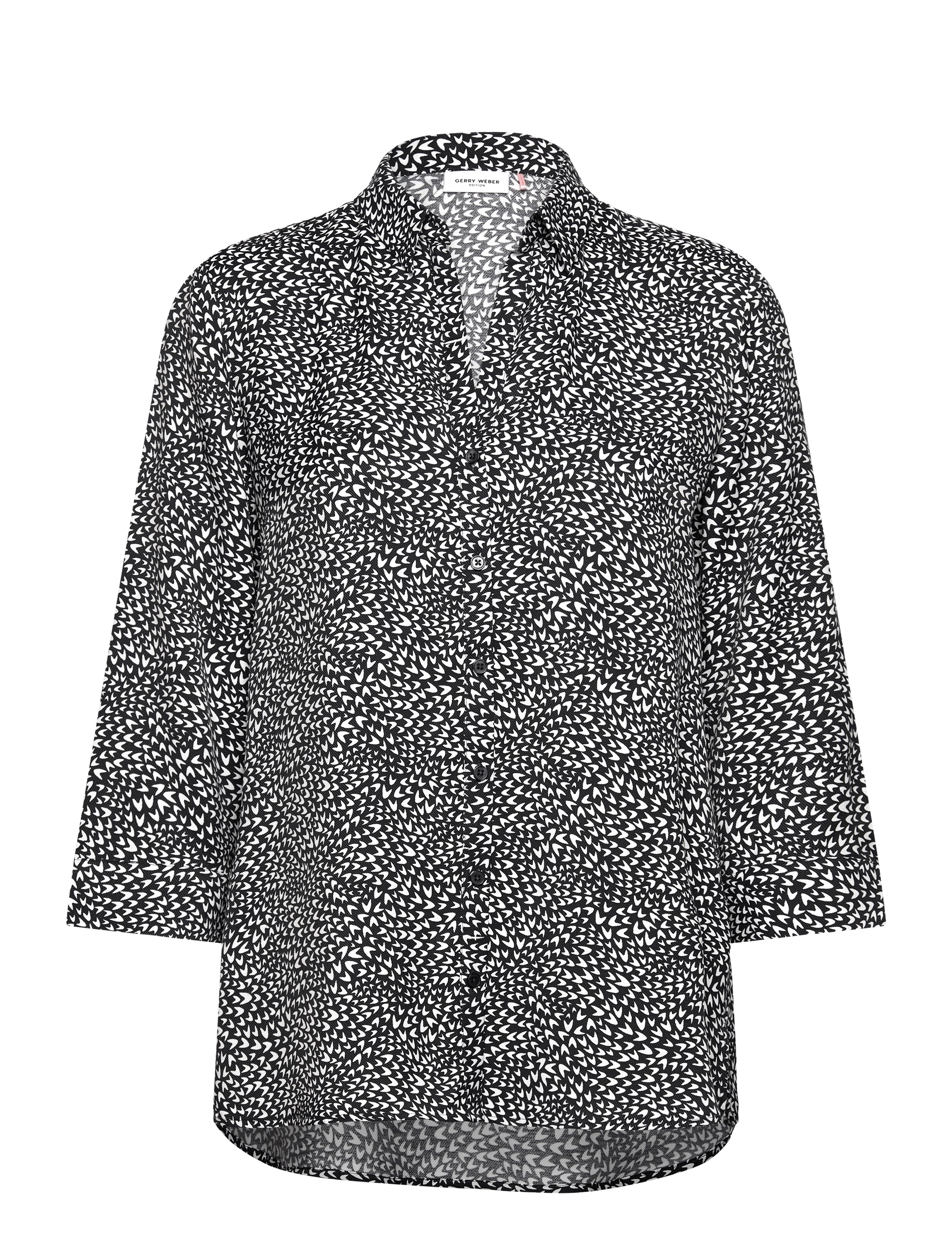 Gerry Weber Edition BLOUSE 3/4 SLEEVE - Kleidung - BLUE/ECRU/WHITE PRINT / navy