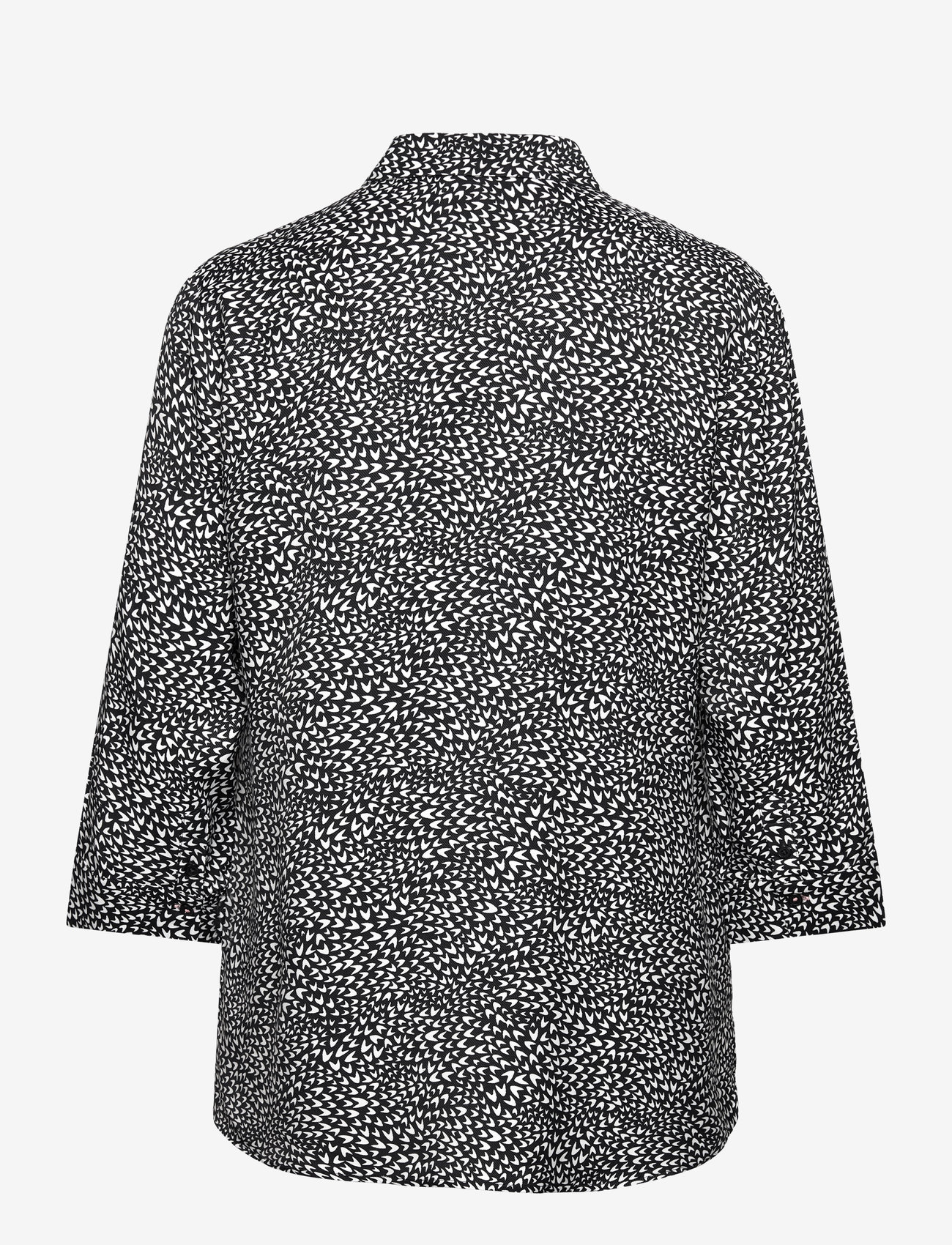 Gerry Weber Edition - BLOUSE 3/4 SLEEVE - langærmede bluser - blue/ecru/white print - 1