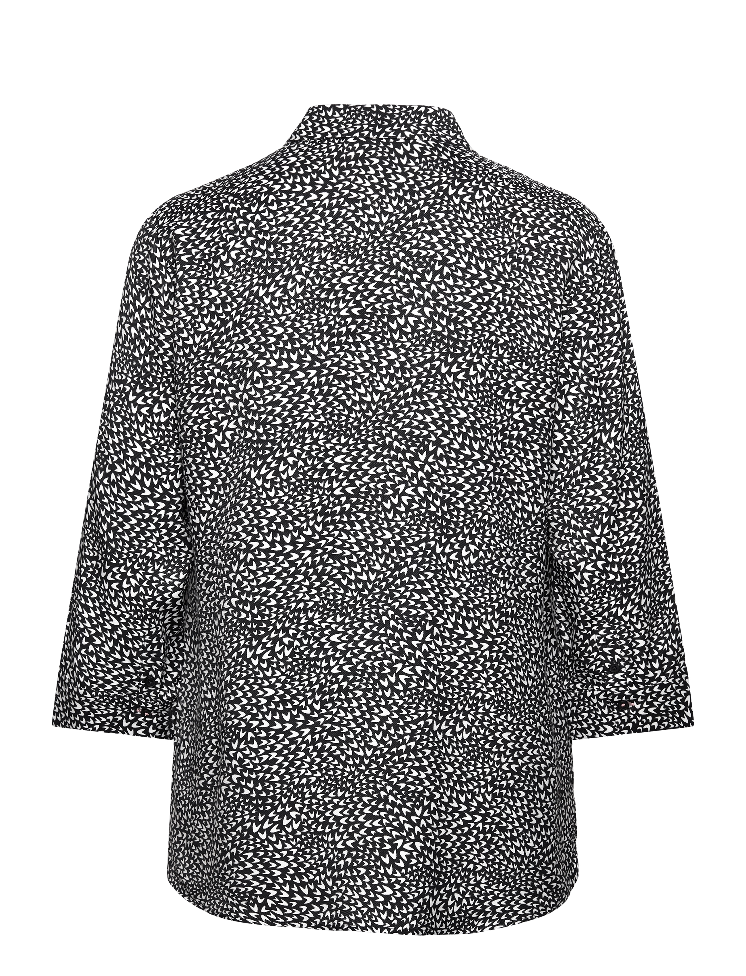 Gerry Weber Edition - BLOUSE 3/4 SLEEVE - langærmede bluser - blue/ecru/white print - 1
