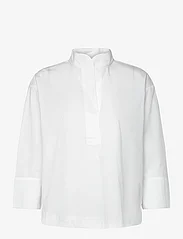 Gerry Weber Edition - BLOUSE 3/4 SLEEVE - langermede skjorter - white/white - 0