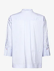 Gerry Weber Edition - BLOUSE 3/4 SLEEVE - langermede skjorter - blue/ecru/white stripes - 1