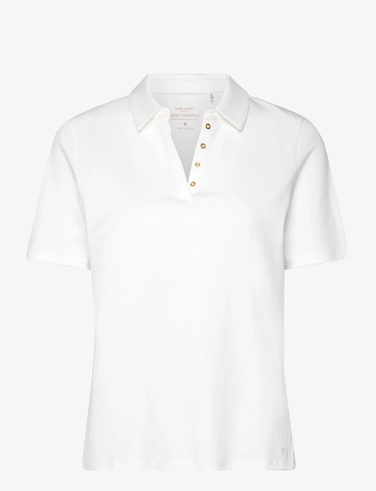 Gerry Weber Edition - T-SHIRT 1/2 SLEEVE - polo marškinėliai - off-white - 0