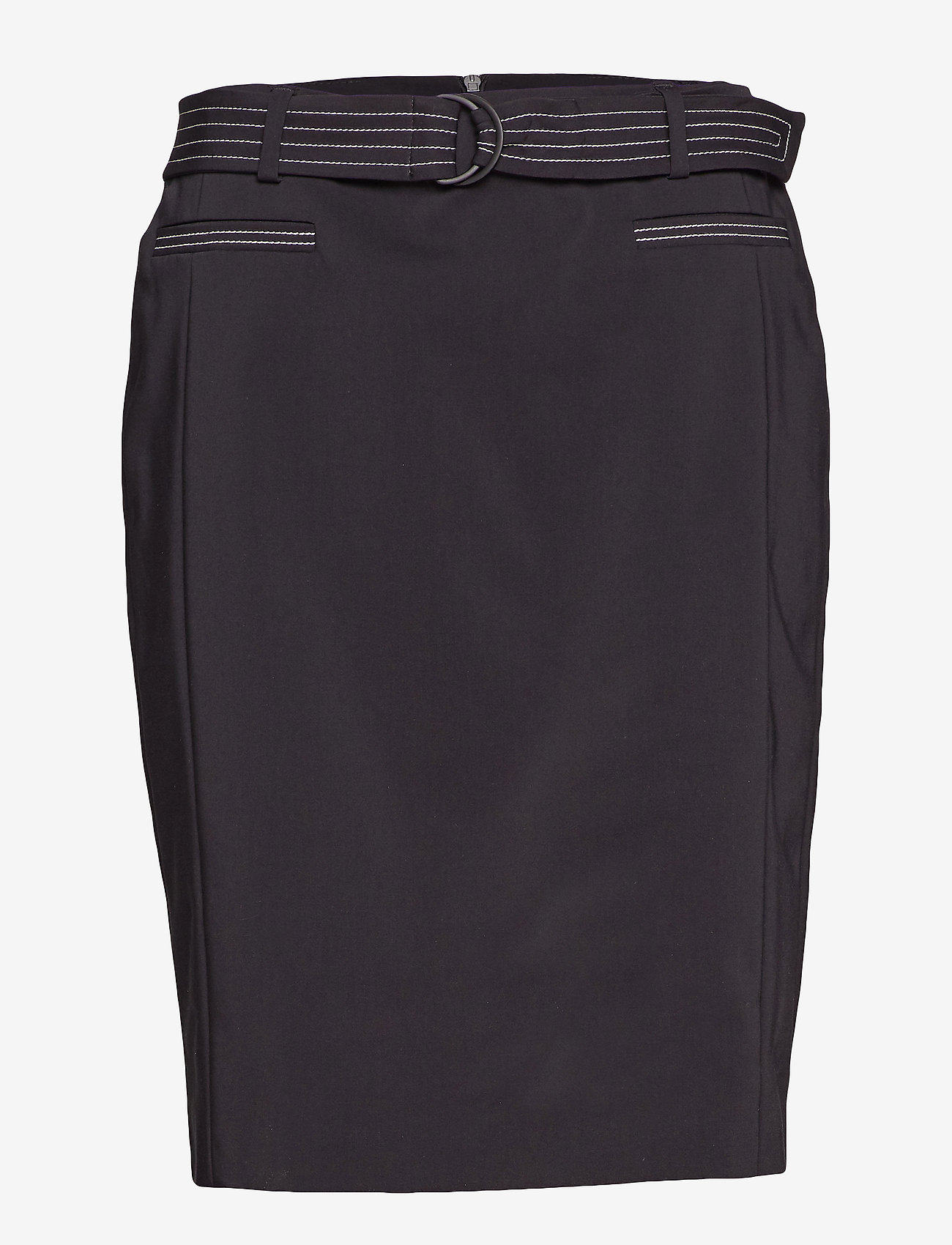 Gerry Weber - SKIRT SHORT WOVEN FA - black - 0