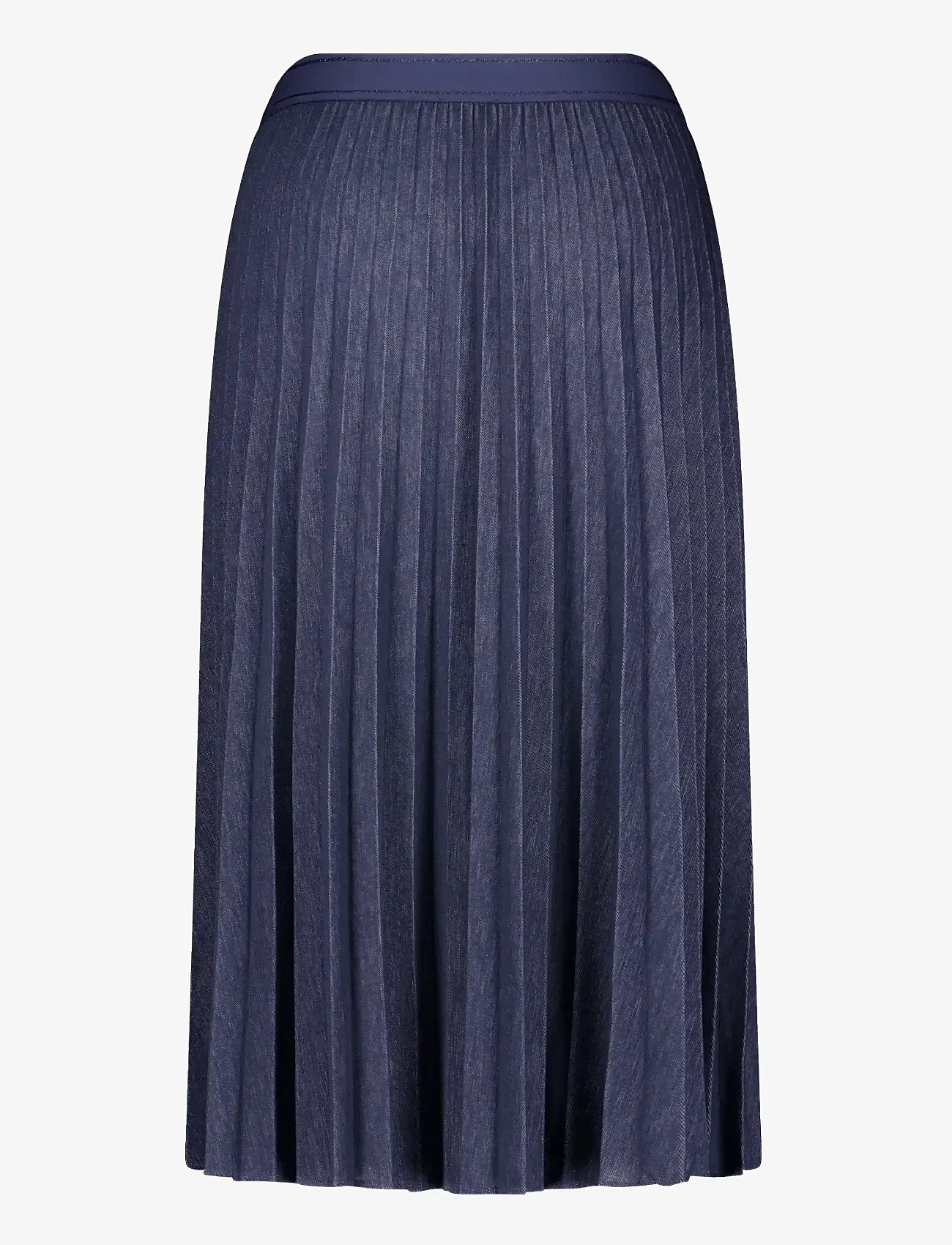 Gerry Weber - Skirt jersey - faltenröcke - dark blue denim - 1