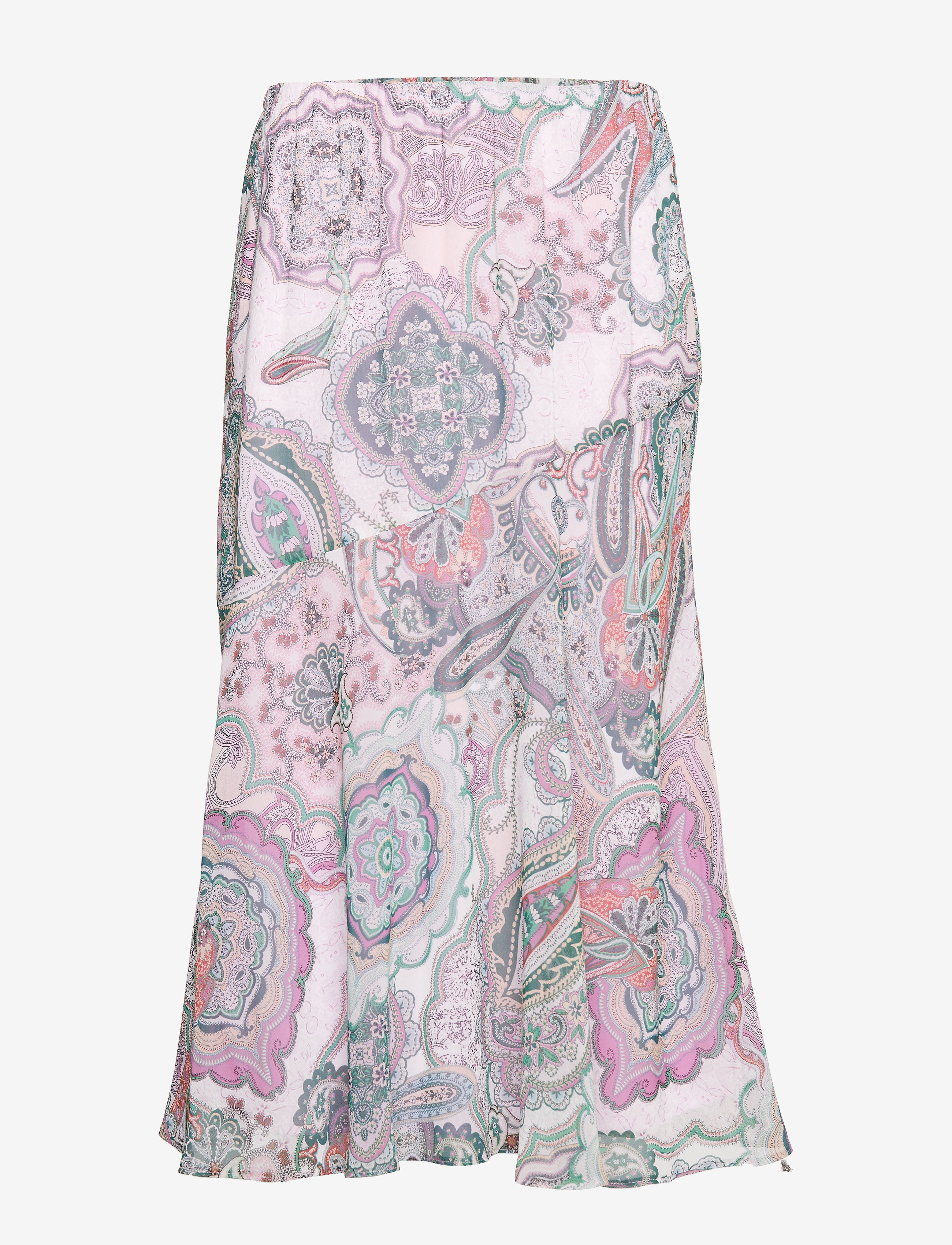 Gerry Weber - SKIRT LONG WOVEN FAB - lilac/pink/green print - 0
