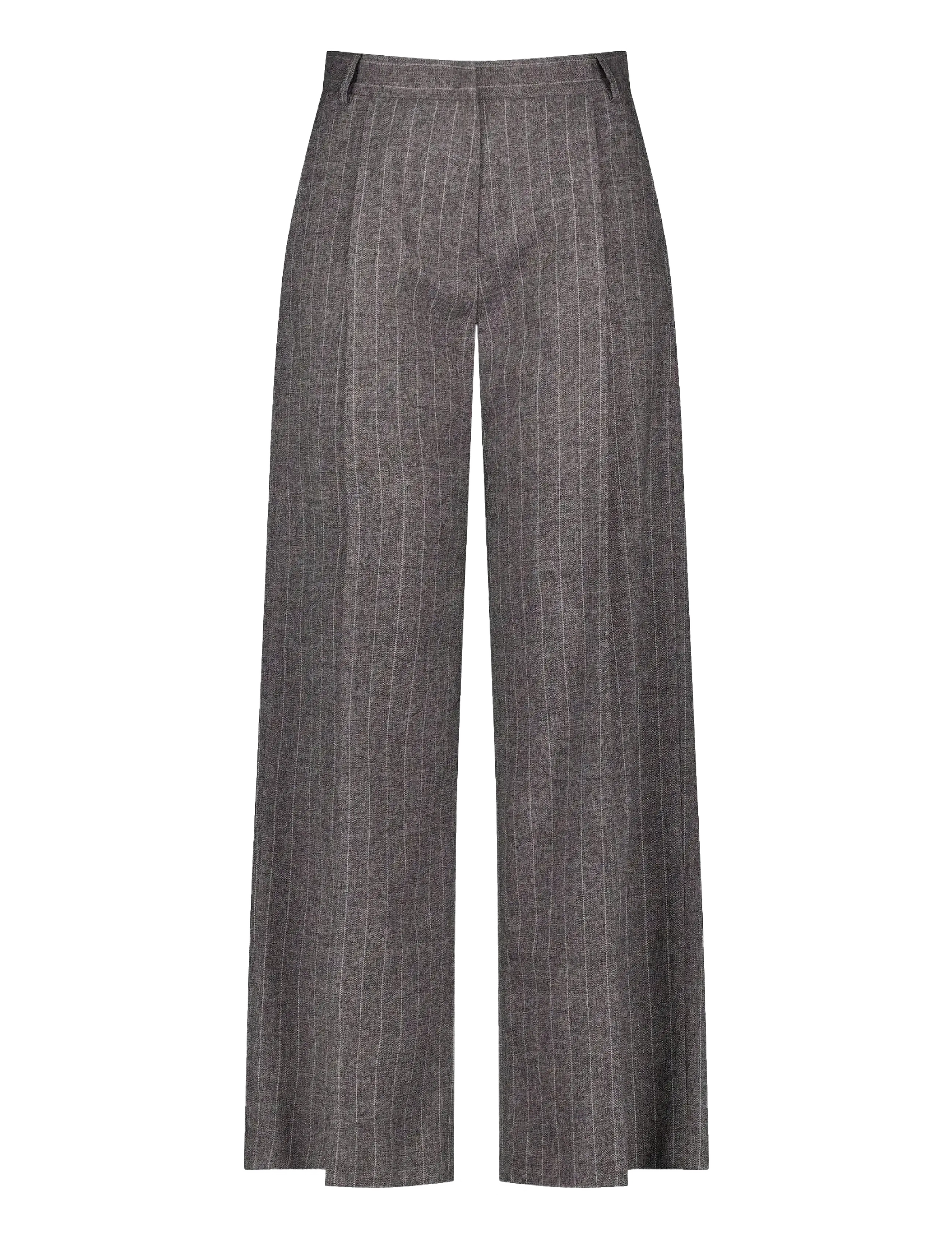 Gerry Weber PANT LONG - Formell - BLACK OFFWHITE PATTERNED / grey
