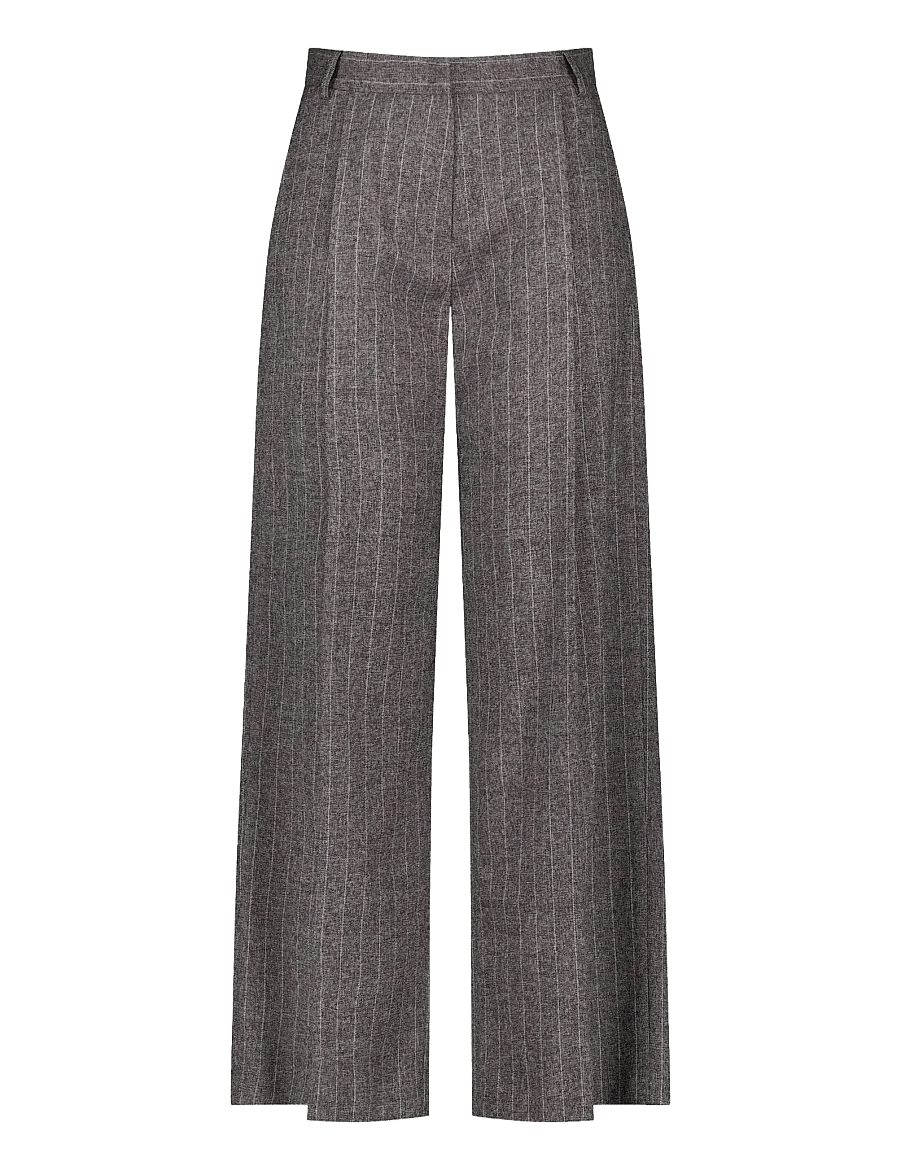 Gerry Weber - PANT LONG - habitbukser - black offwhite patterned - 1
