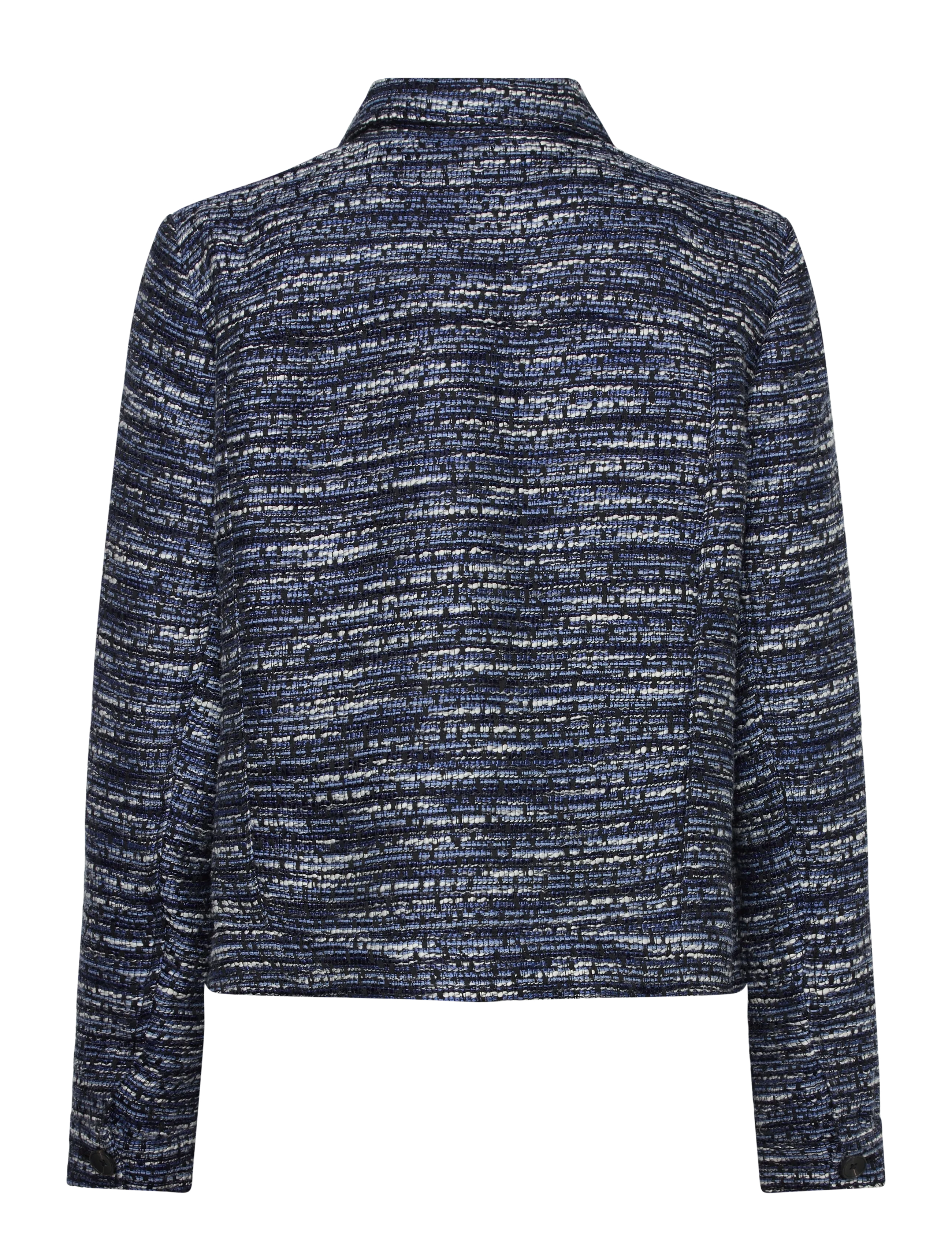 Gerry Weber - Blazer long sleeve - cropped blazers - night sky bleu patterned - 1