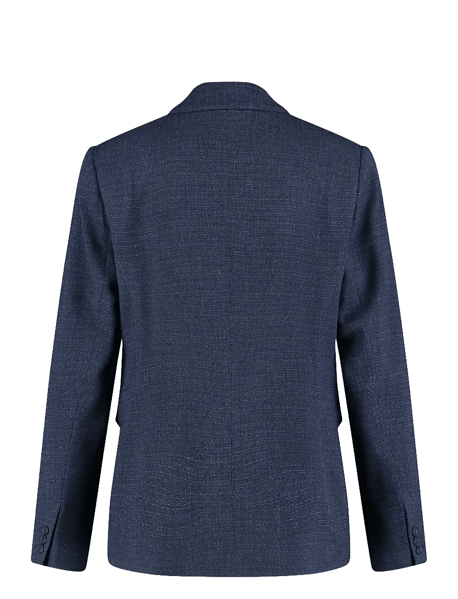 Gerry Weber - Blazer long sleeve - yksiriviset bleiserit - night sky indigo patterned - 1