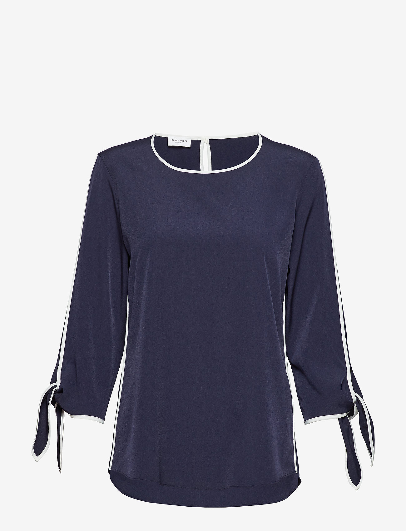 Gerry Weber - BLOUSE 3/4-SLEEVE - blue/ecru/white patch - 0