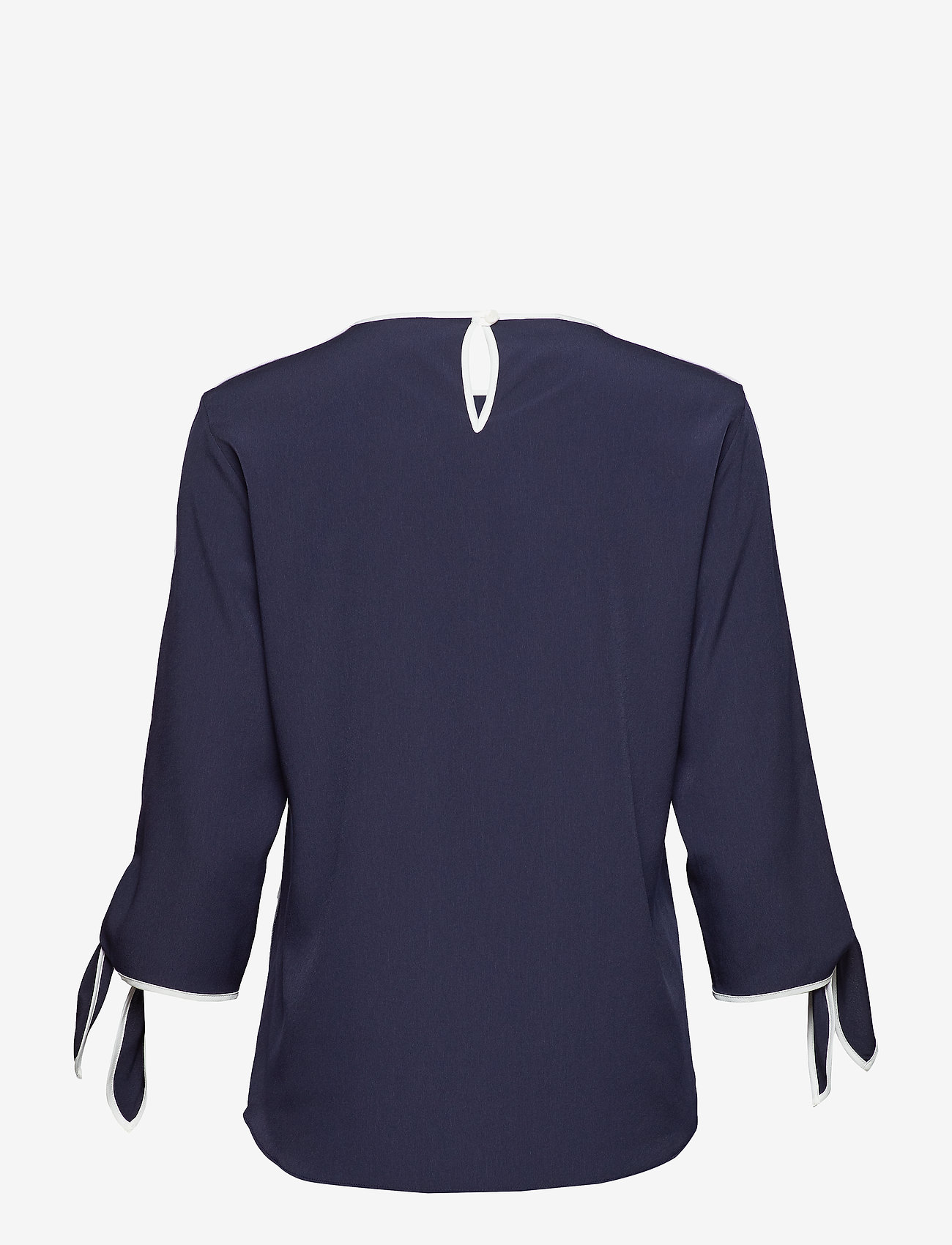 Gerry Weber - BLOUSE 3/4-SLEEVE - blue/ecru/white patch - 1