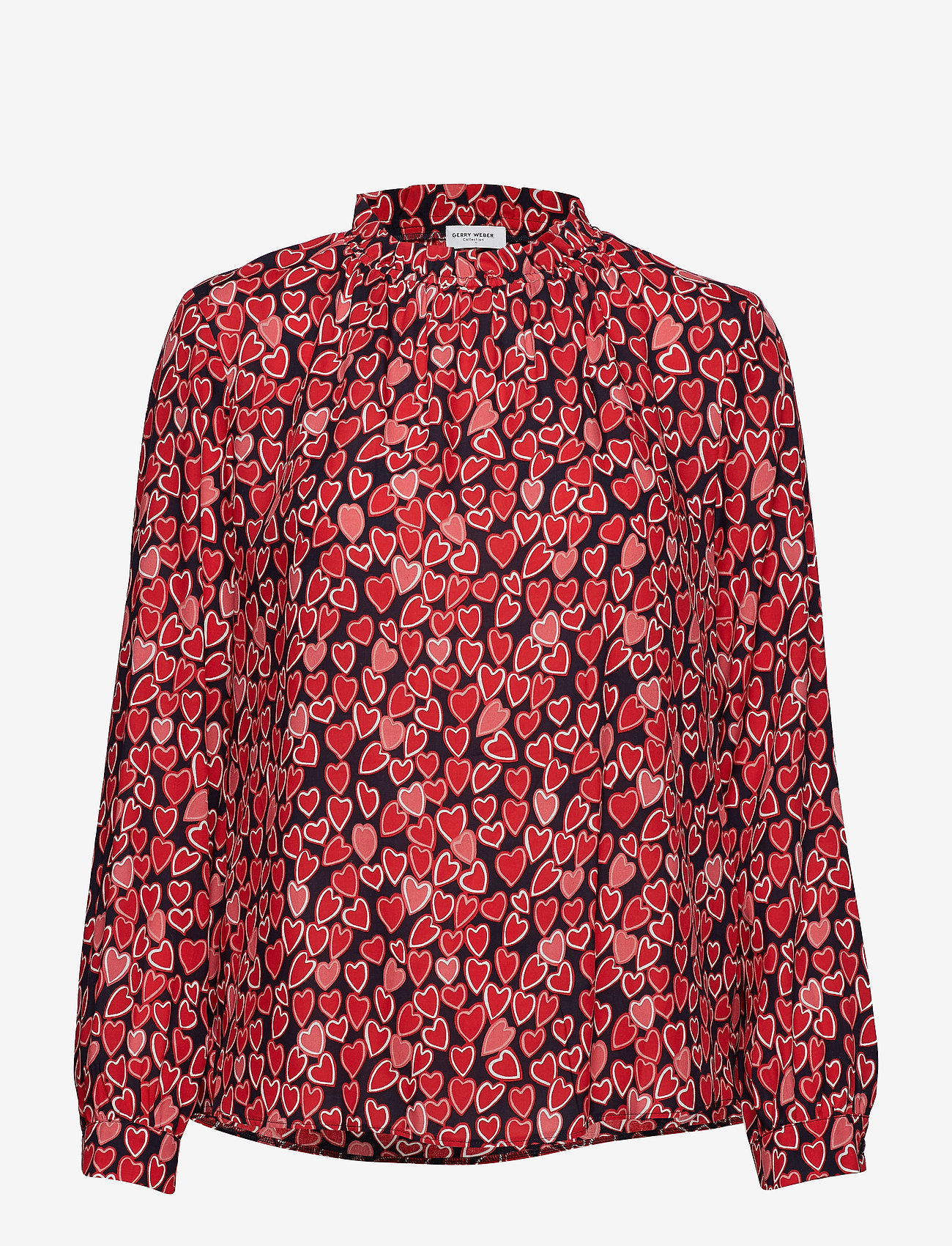 Gerry Weber - BLOUSE LONG-SLEEVE - blue/red/orange print - 0