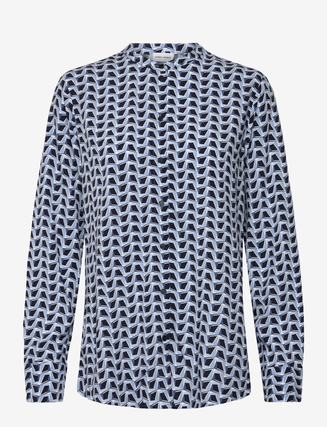 Gerry Weber - Blouse 1/1 sleeve - long-sleeved shirts - night sky/cloud graphic - 0