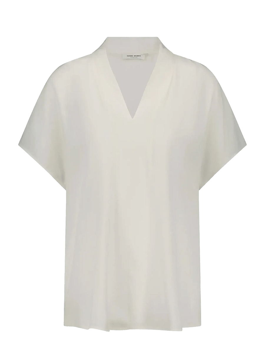 Gerry Weber - Blouse 1/2 sleeve - kortärmade blusar - off-white - 0