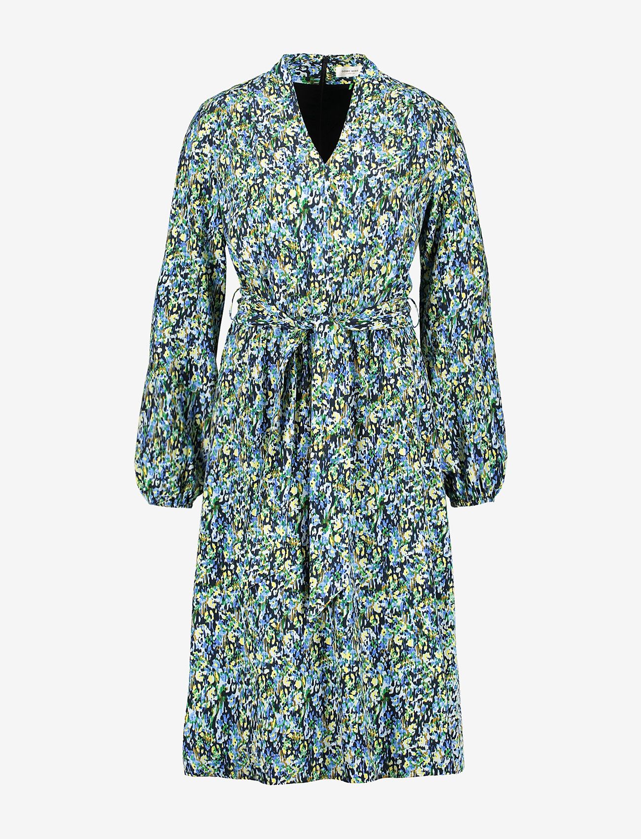 Gerry Weber - DRESS WOVEN - midi kjoler - blue/green print - 0