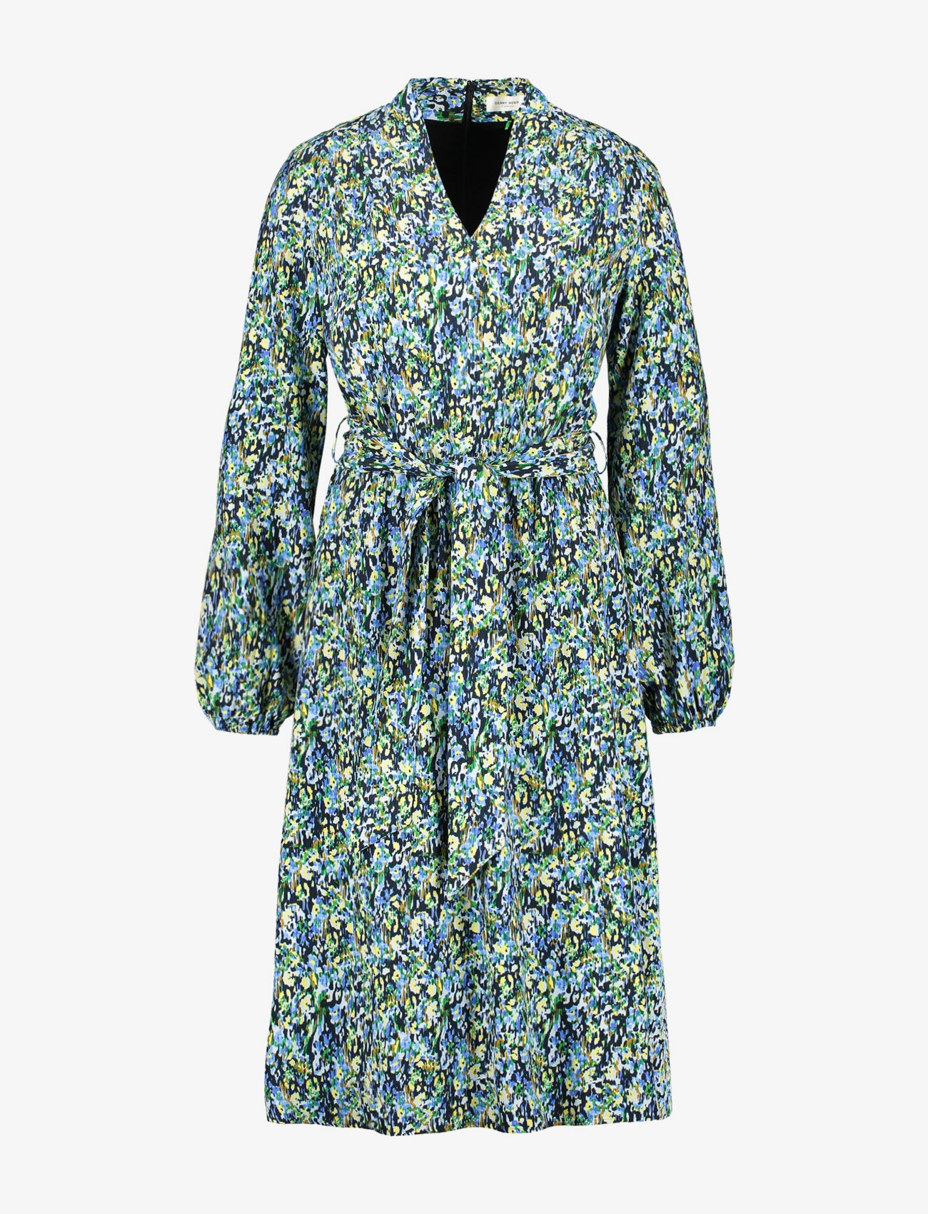 Gerry Weber DRESS WOVEN - Kjoler - BLUE/GREEN PRINT / green