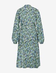 Gerry Weber - DRESS WOVEN - vidutinio ilgio suknelės - blue/green print - 1