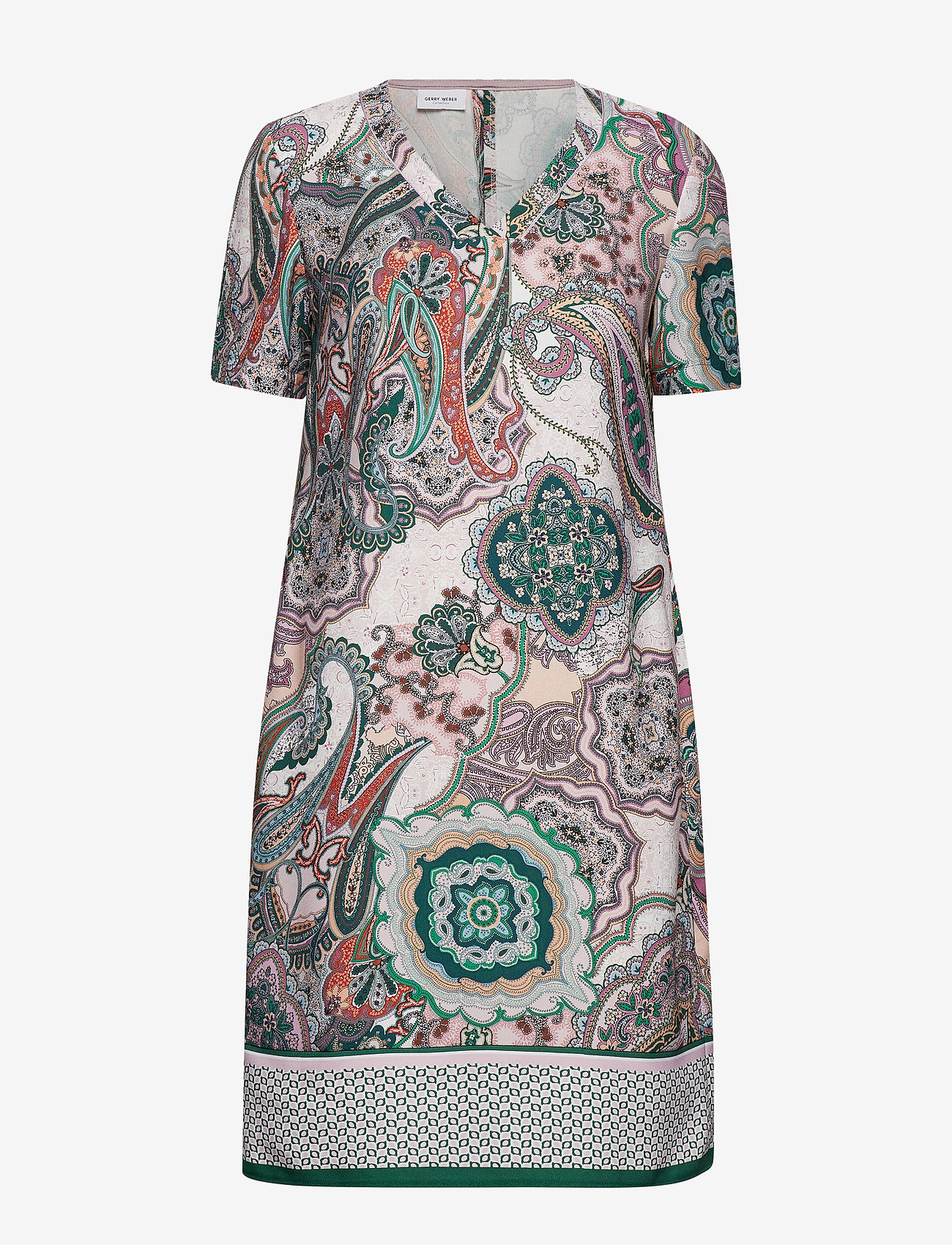 Gerry Weber - DRESS WOVEN FABRIC - lilac/pink/green print - 0