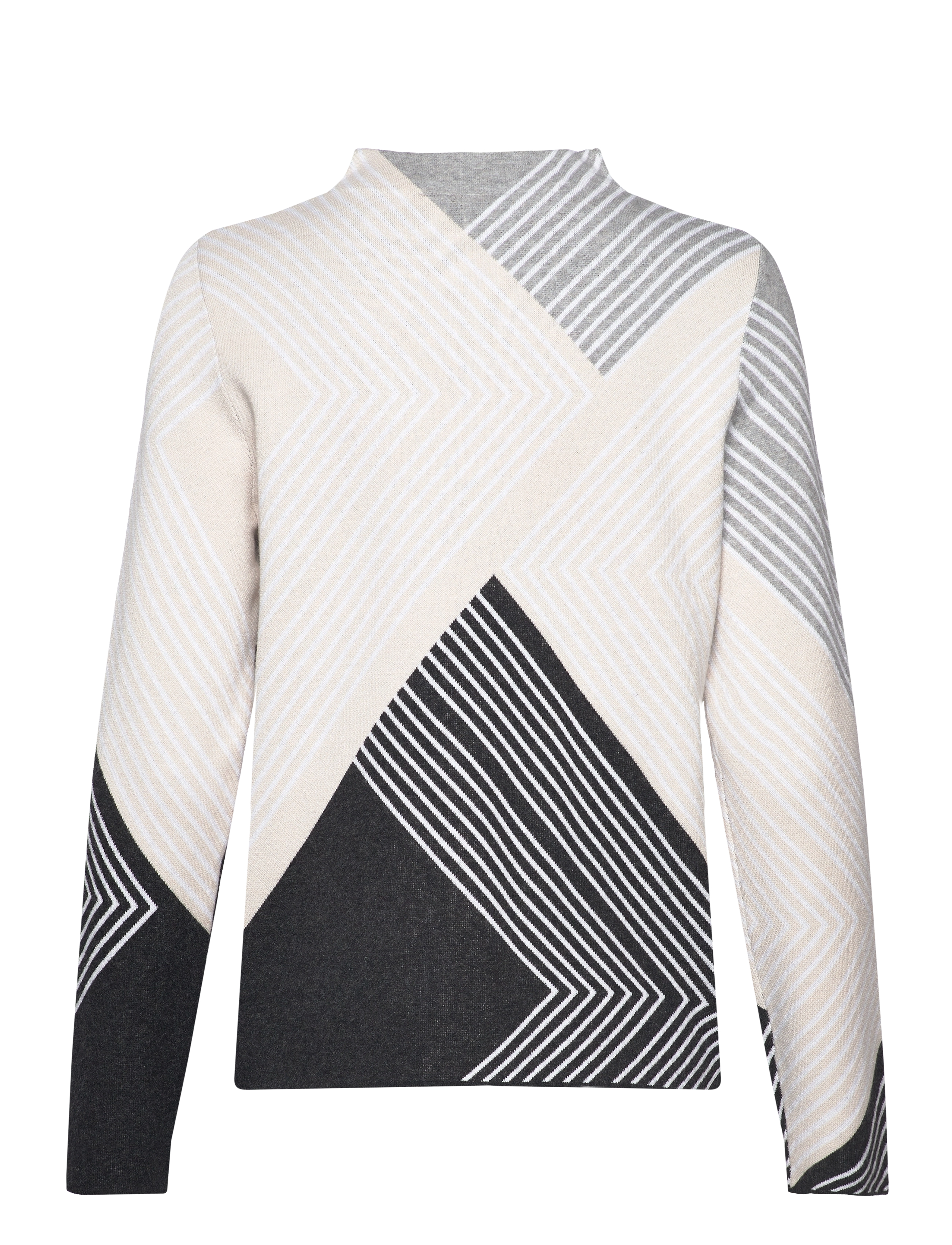 Gerry Weber - PULLOVER 1/1 SLEEVE - grey figured - 1