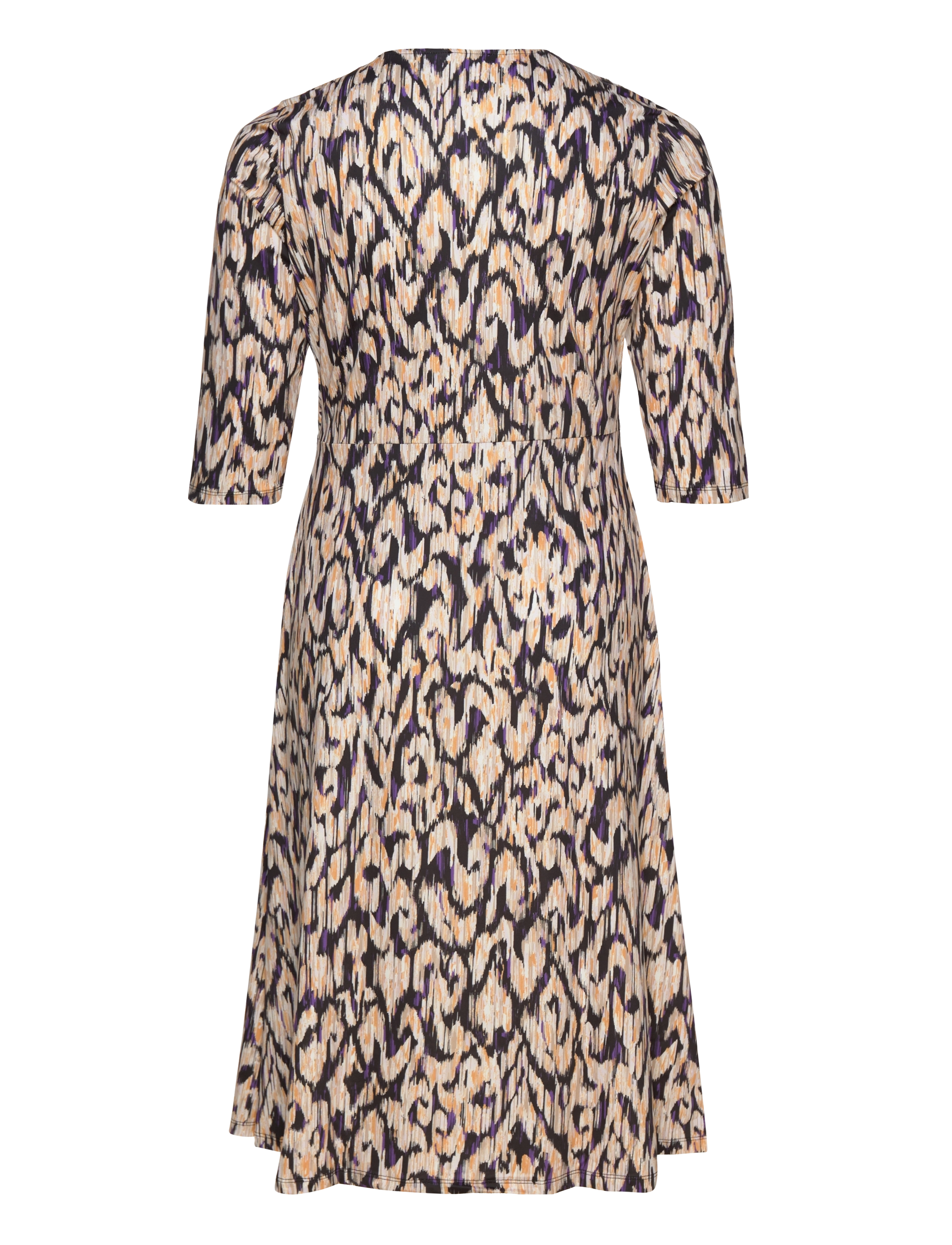 Gerry Weber - DRESS JERSEY - ecru/white/lilac/pink print - 2