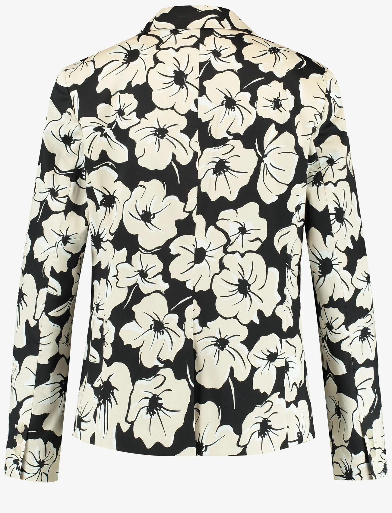 Gerry Weber - BLAZER LONG SLEEVE - party wear at outlet prices - black/ecru/white print - 1