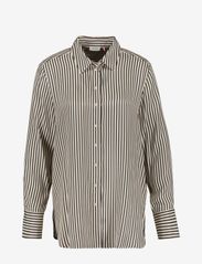Gerry Weber - BLOUSE 1/1 SLEEVE - marškiniai ilgomis rankovėmis - ecru/white/black stripes - 0