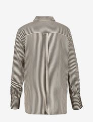 Gerry Weber - BLOUSE 1/1 SLEEVE - marškiniai ilgomis rankovėmis - ecru/white/black stripes - 1