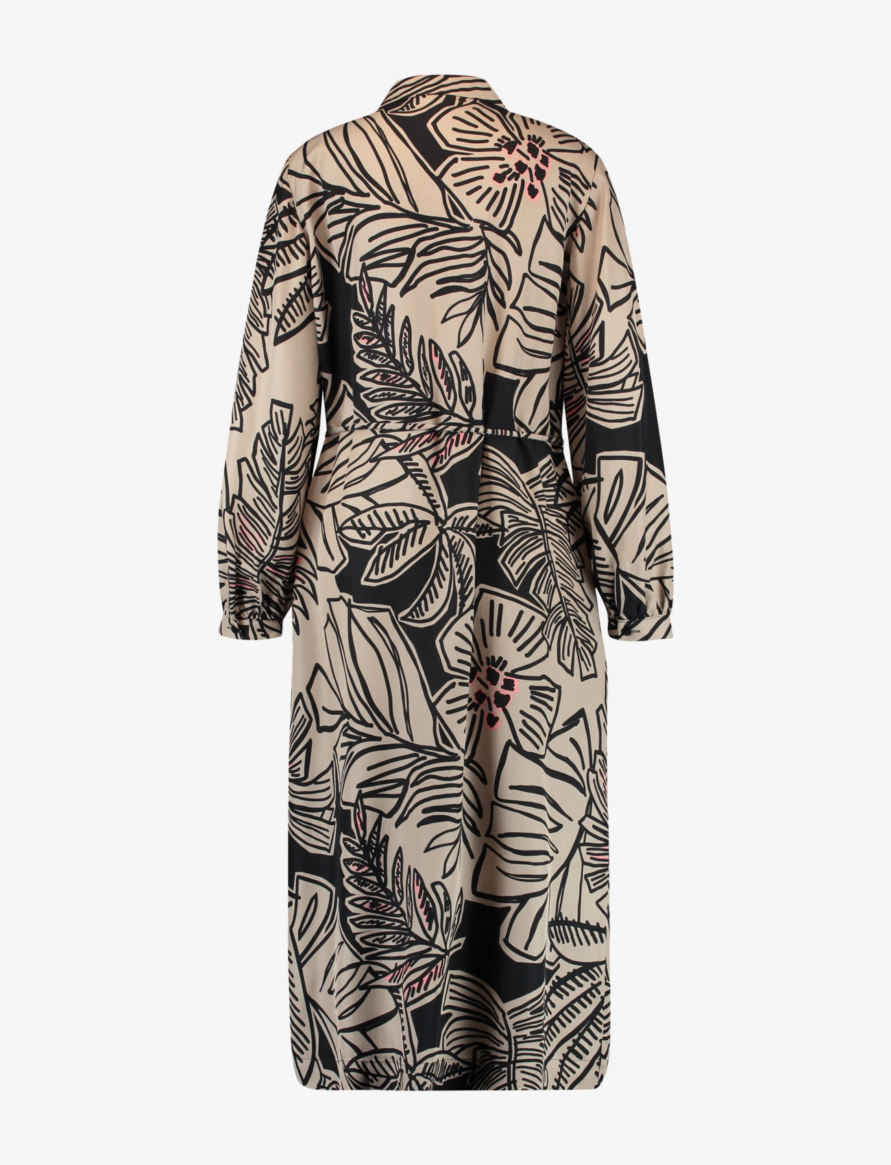 Gerry Weber - DRESS WOVEN - ecru/white/black print - 1