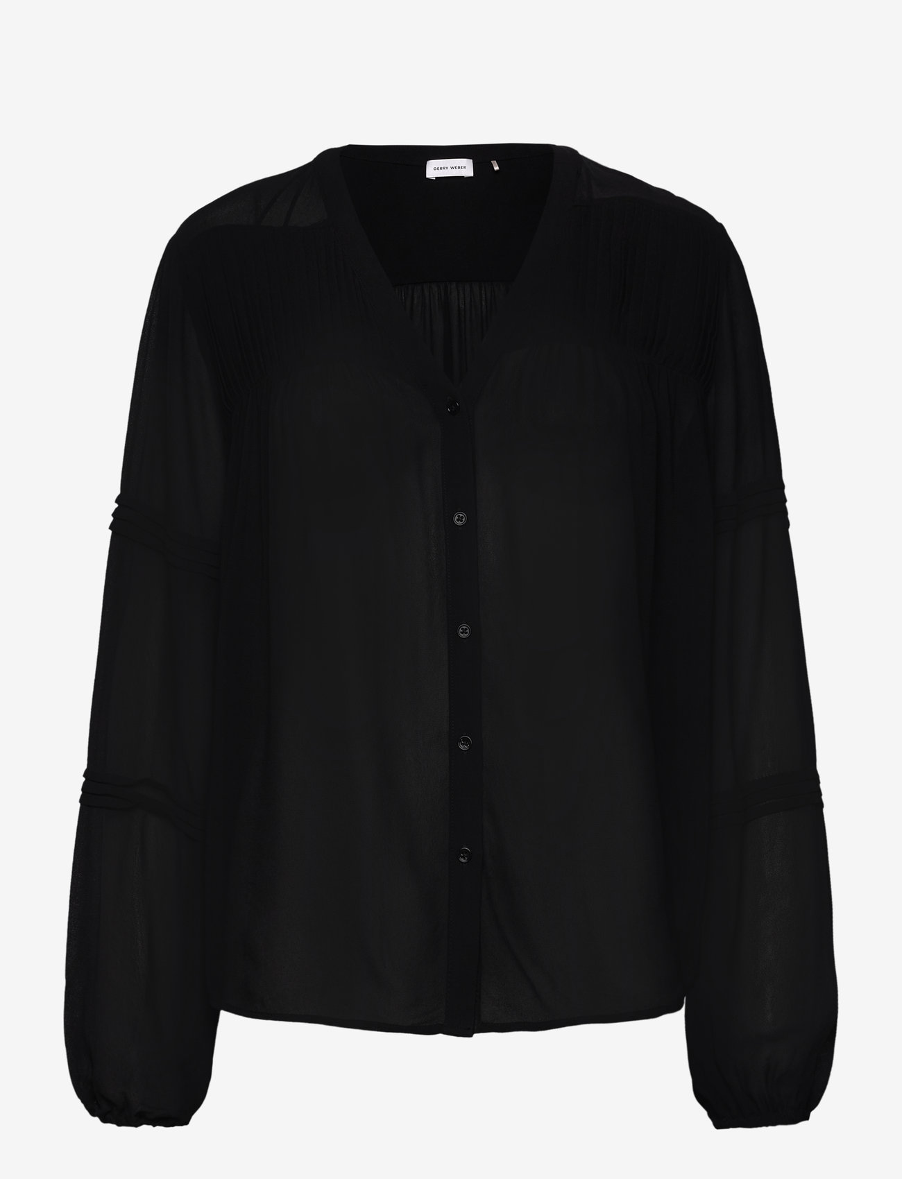 Gerry Weber - BLOUSE 1/1 SLEEVE - långärmade blusar - black - 0