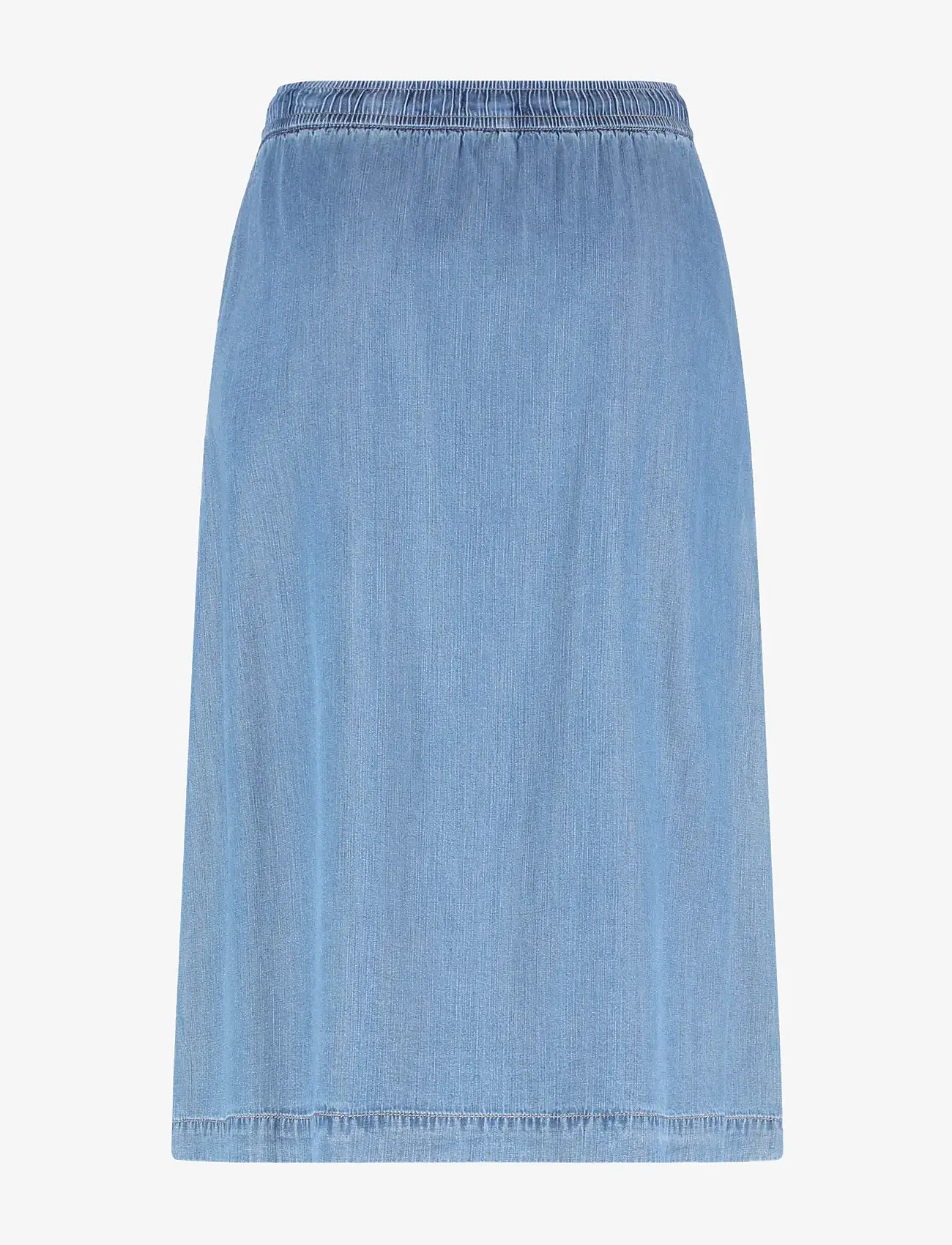 Gerry Weber - SKIRT WOVEN LONG - jeansröcke - blue denim with use - 1