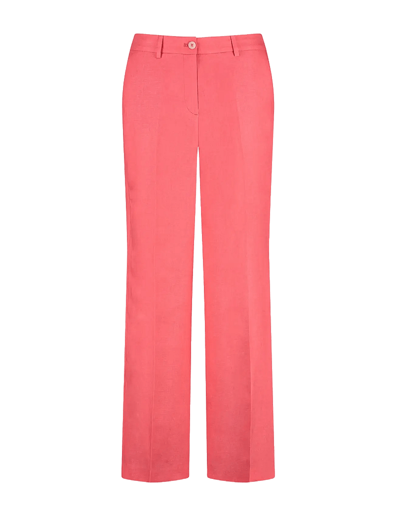 Gerry Weber - PANT LEISURE LONG - linnebyxor - rouge - 0