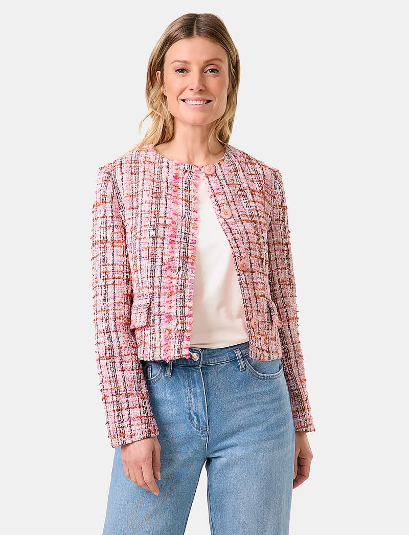 Gerry Weber - Blazer long sleeve - pink sunrise patterned - 4