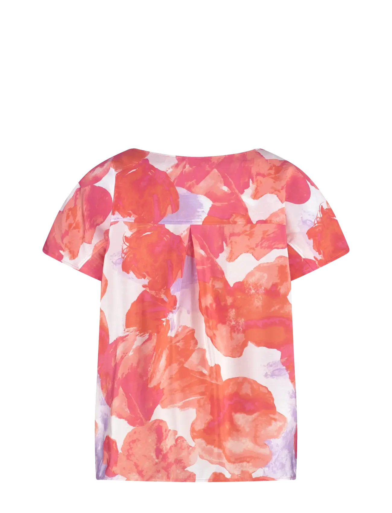 Gerry Weber - BLOUSE 1/2 SLEEVE - hazy orange/lavender  aop - 1