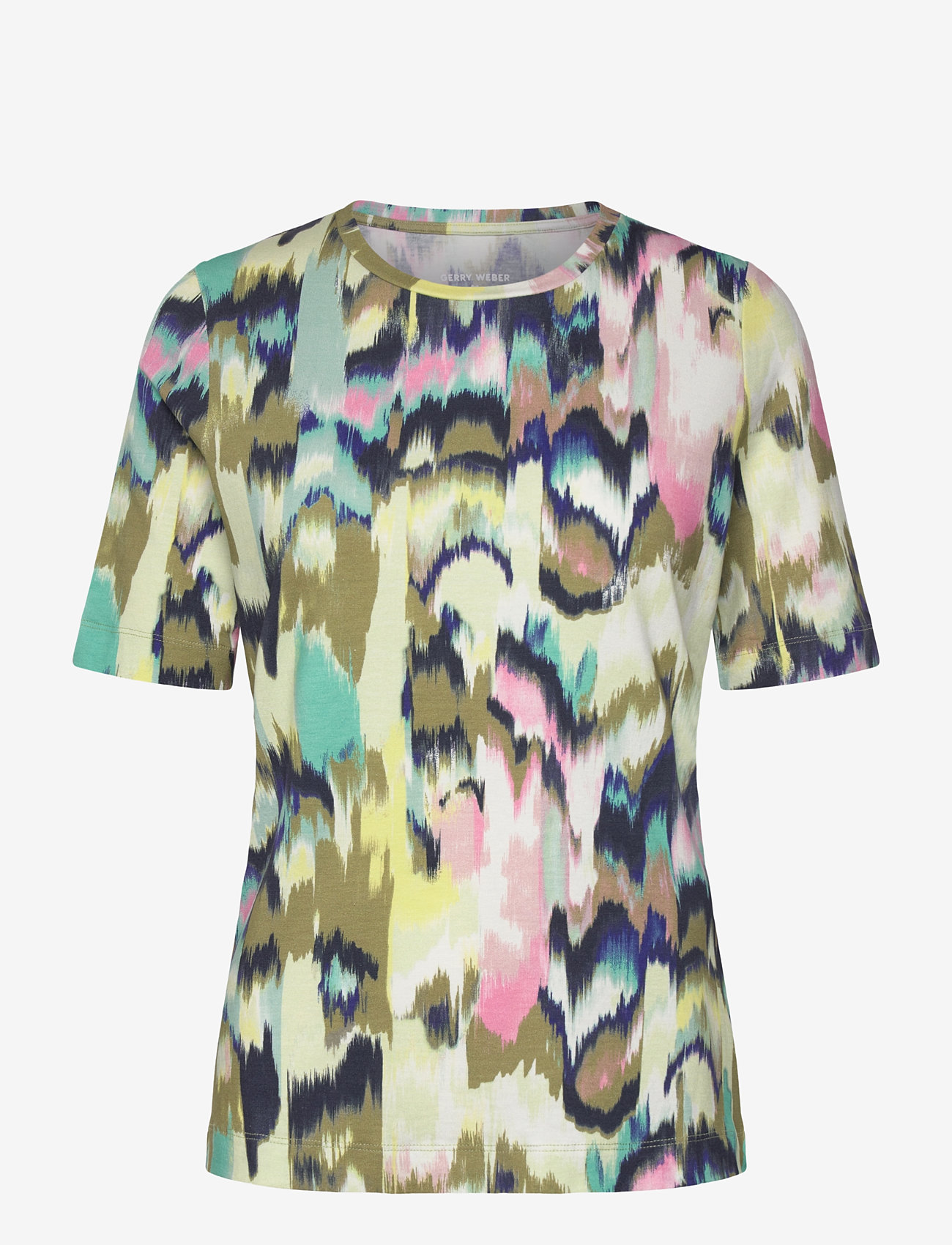Gerry Weber - T-Shirt 3/4 sleeve - t-särgid - sandshell/multi verstrichen - 0