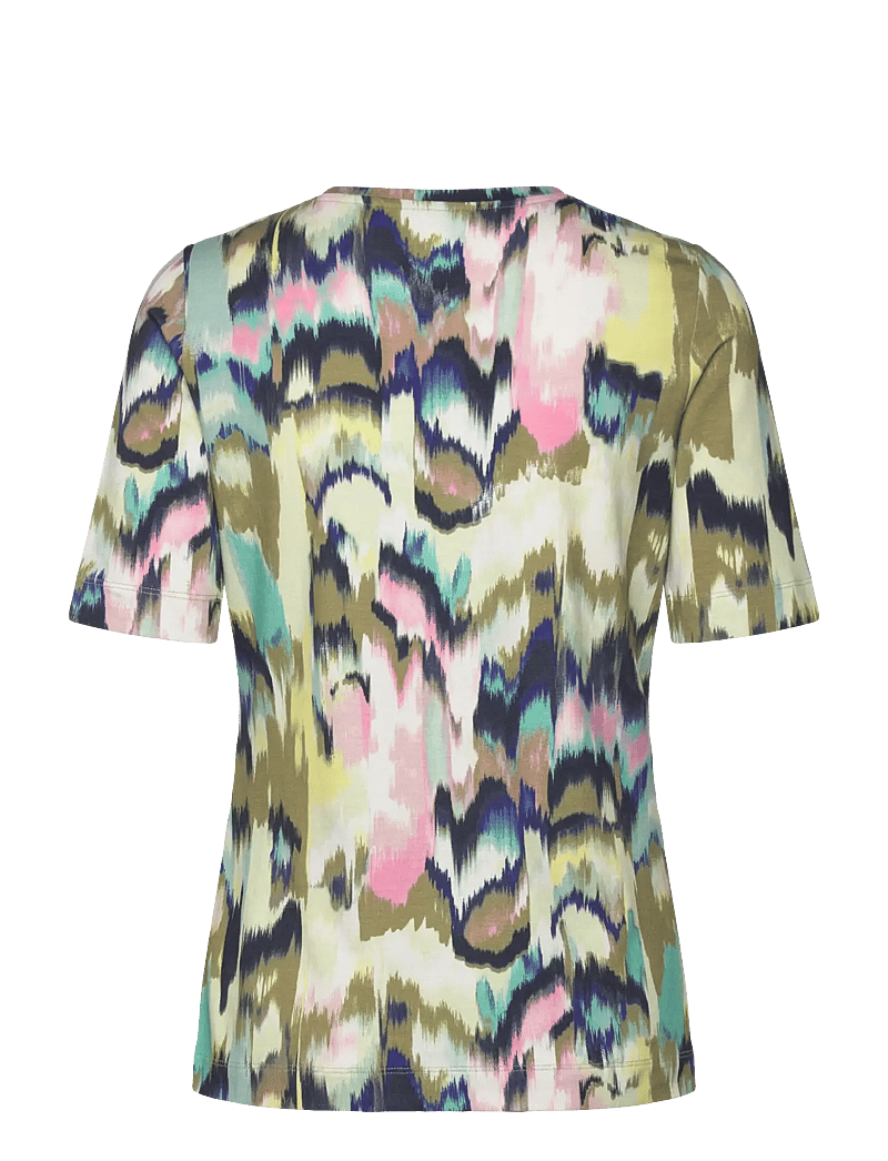 Gerry Weber - T-Shirt 3/4 sleeve - t-särgid - sandshell/multi verstrichen - 1