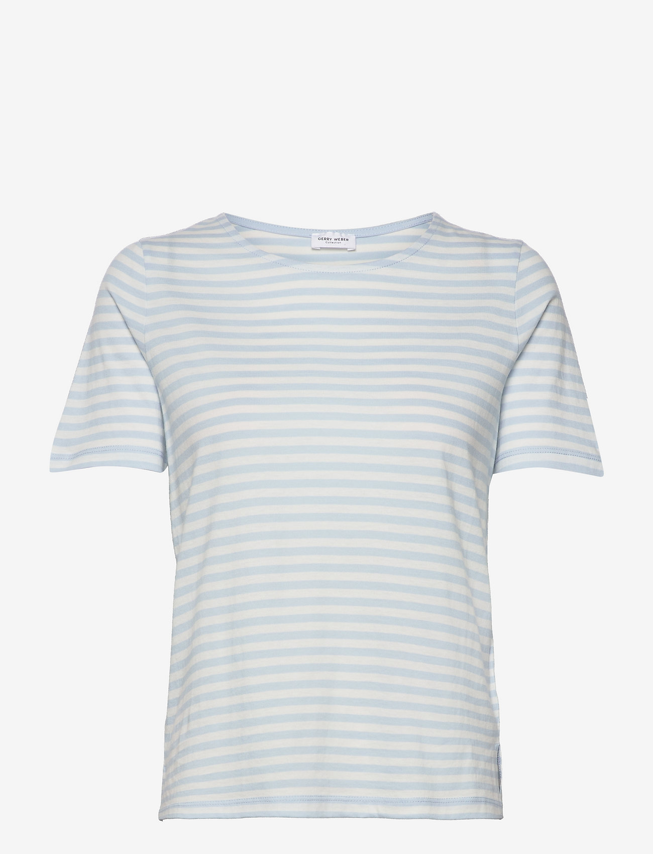 Gerry Weber - T-SHIRT 1/2 SLEEVE - light blue/ offwhite - 0