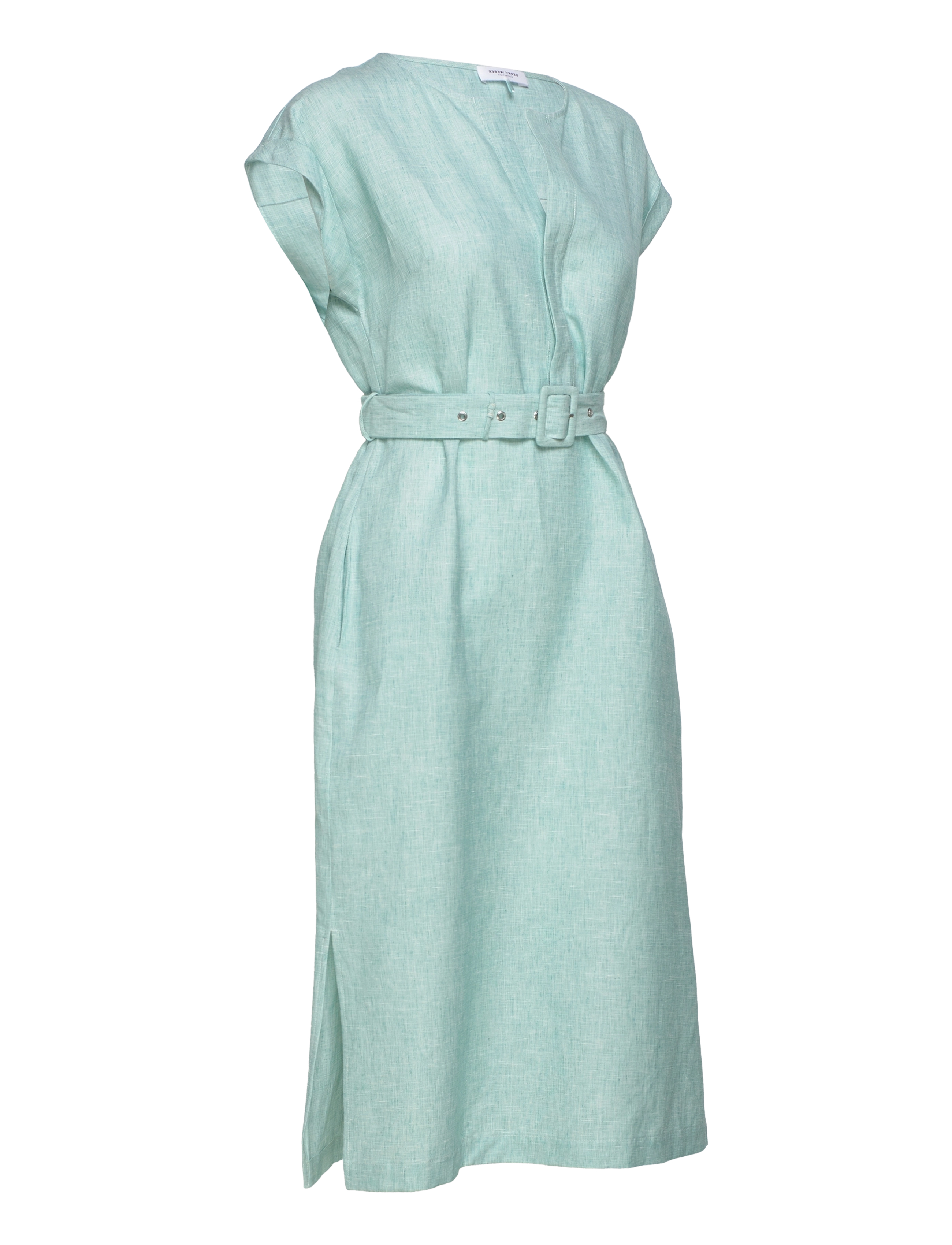 Gerry Weber - DRESS WOVEN - green/ecru/white figured - 2