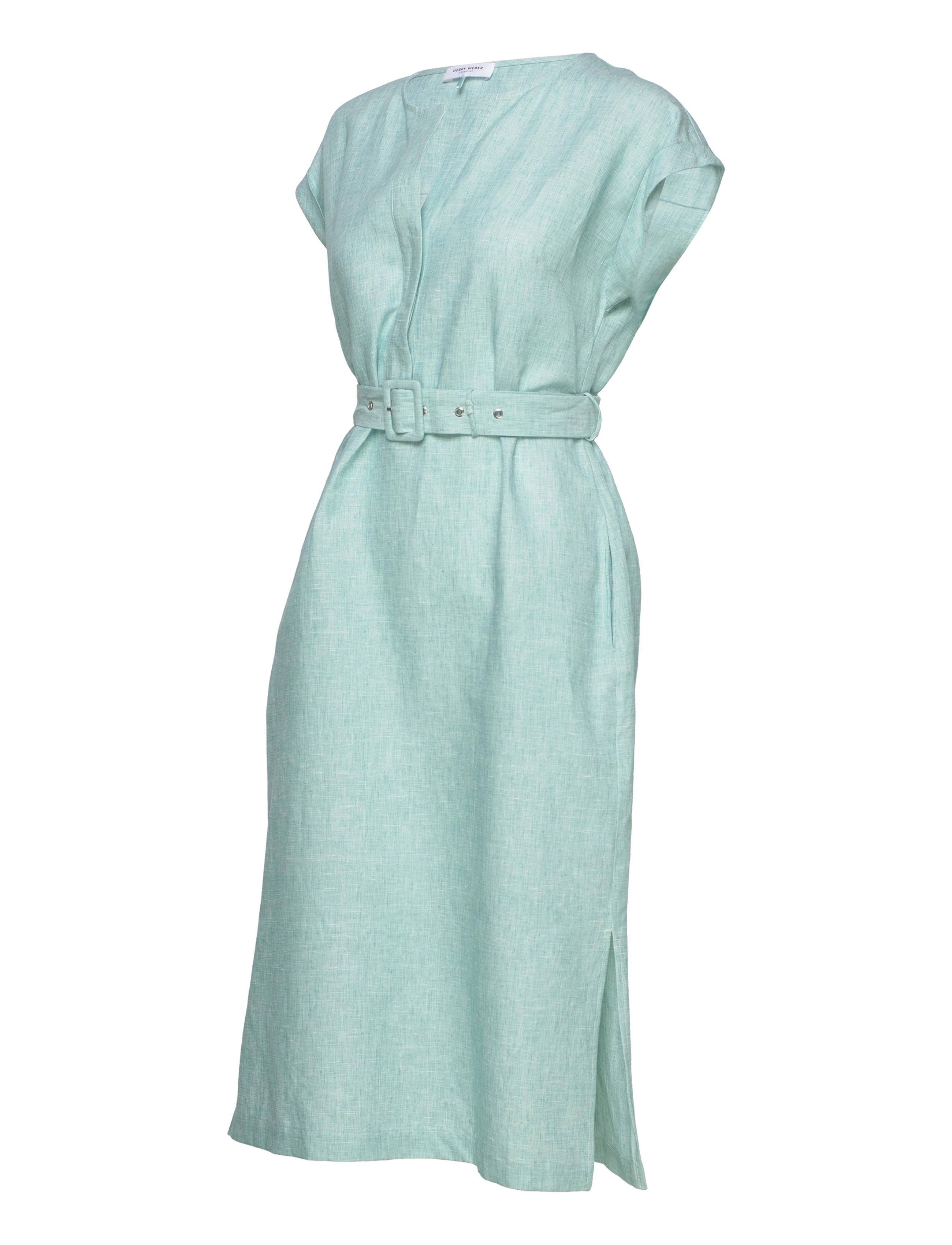 Gerry Weber - DRESS WOVEN - green/ecru/white figured - 3