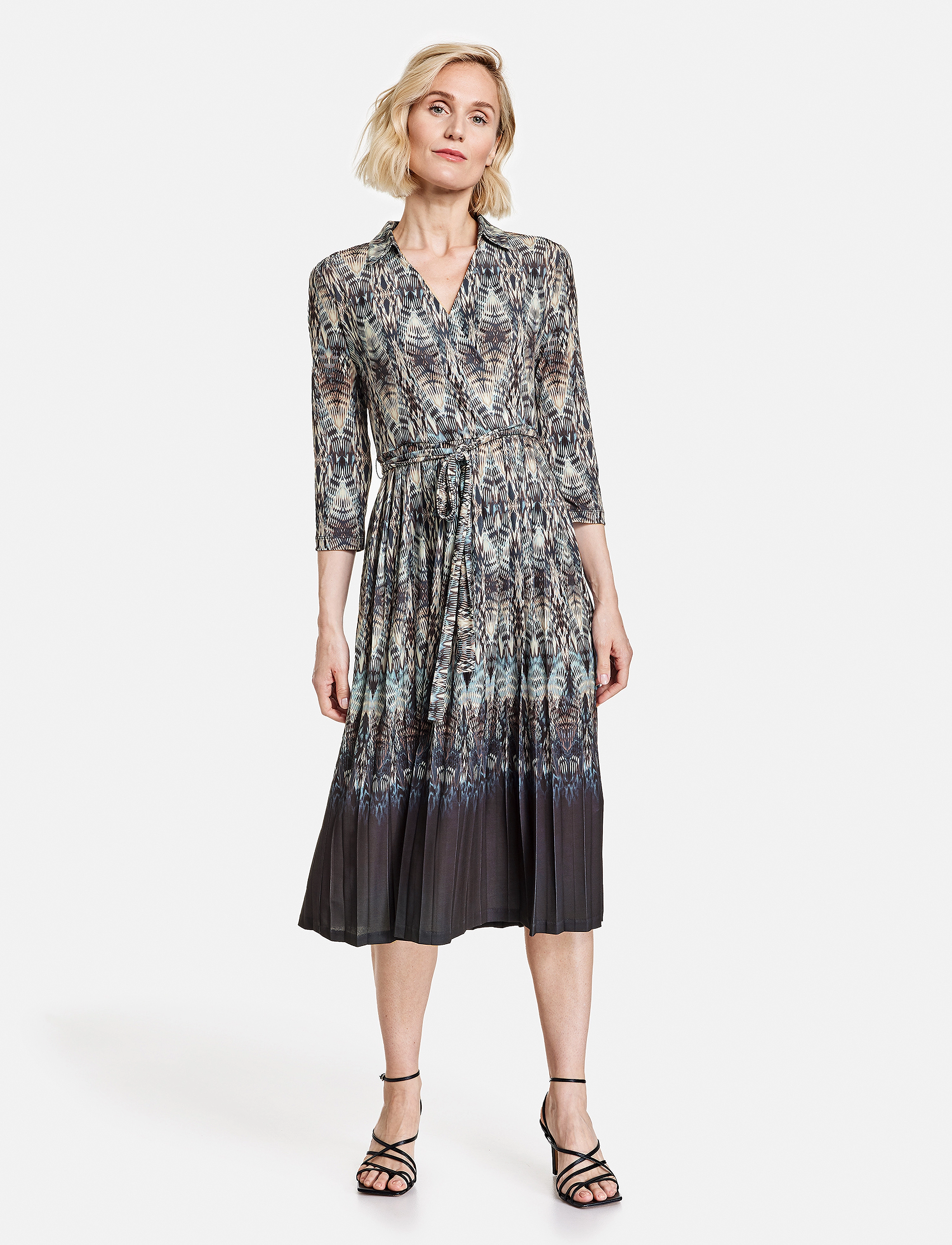 Gerry Weber - DRESS JERSEY - blue figured - 2