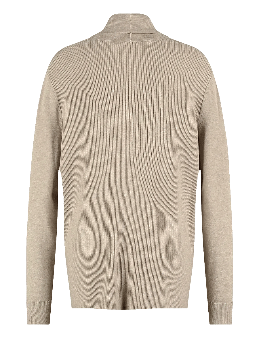 Gerry Weber - Jacket knit - strickjacken - taupe-melange - 1