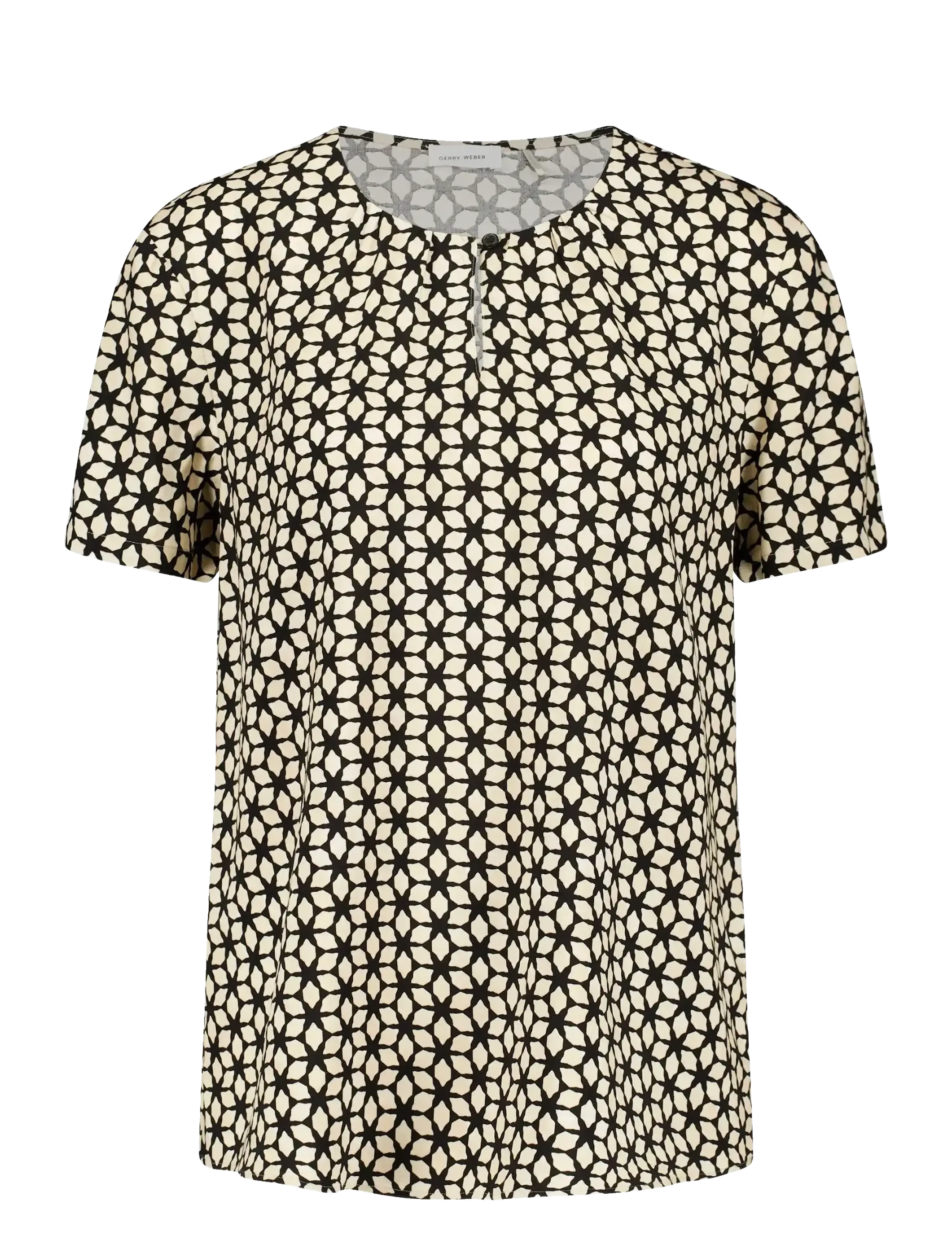 Gerry Weber Blouse 1/2 sleeve - Kleidung - BLACK/TAUPE STAR AOP / black