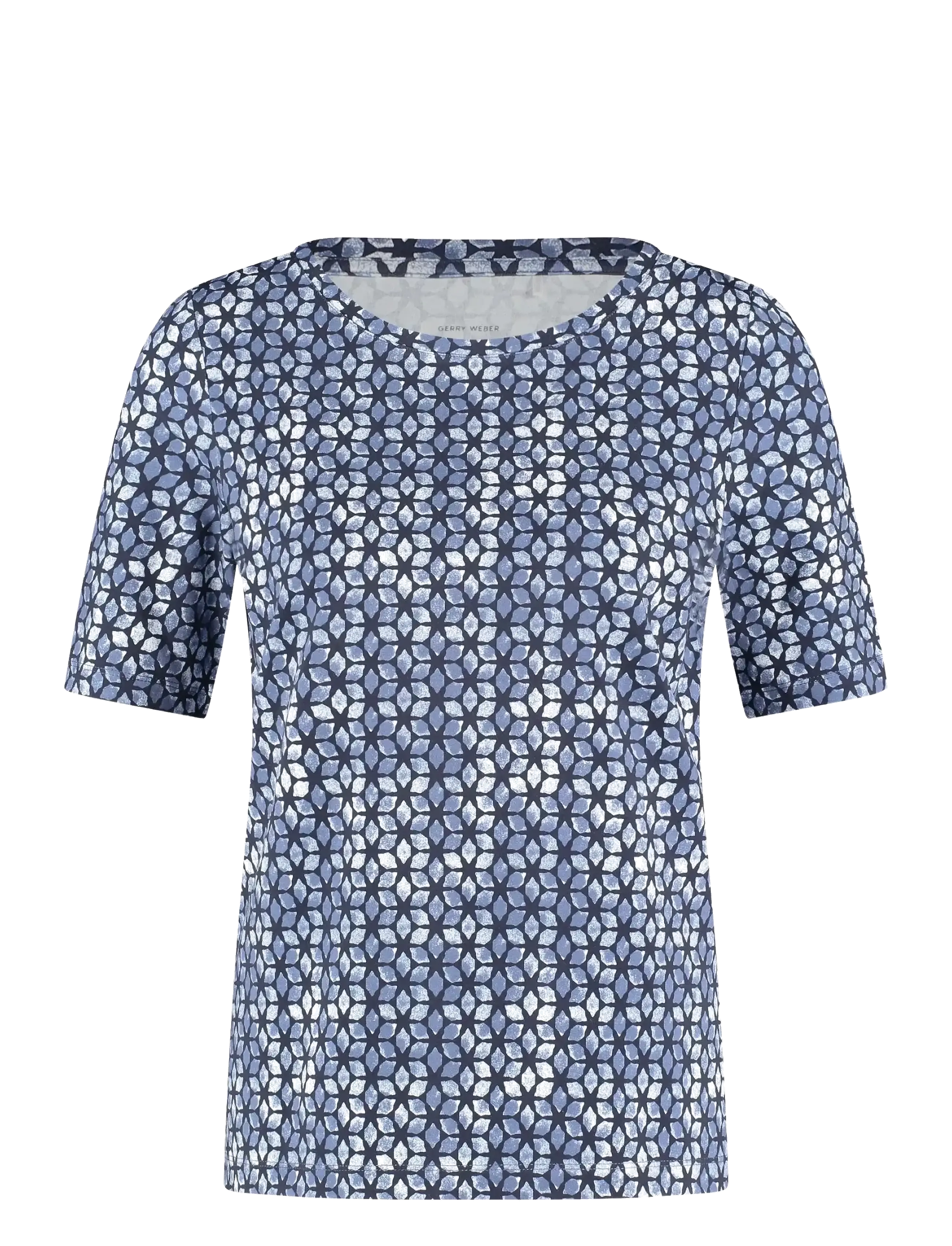 Gerry Weber T-Shirt 1/2 sleeve - Kleidung - NAVY/LAKE BLUE STAR AOP / navy