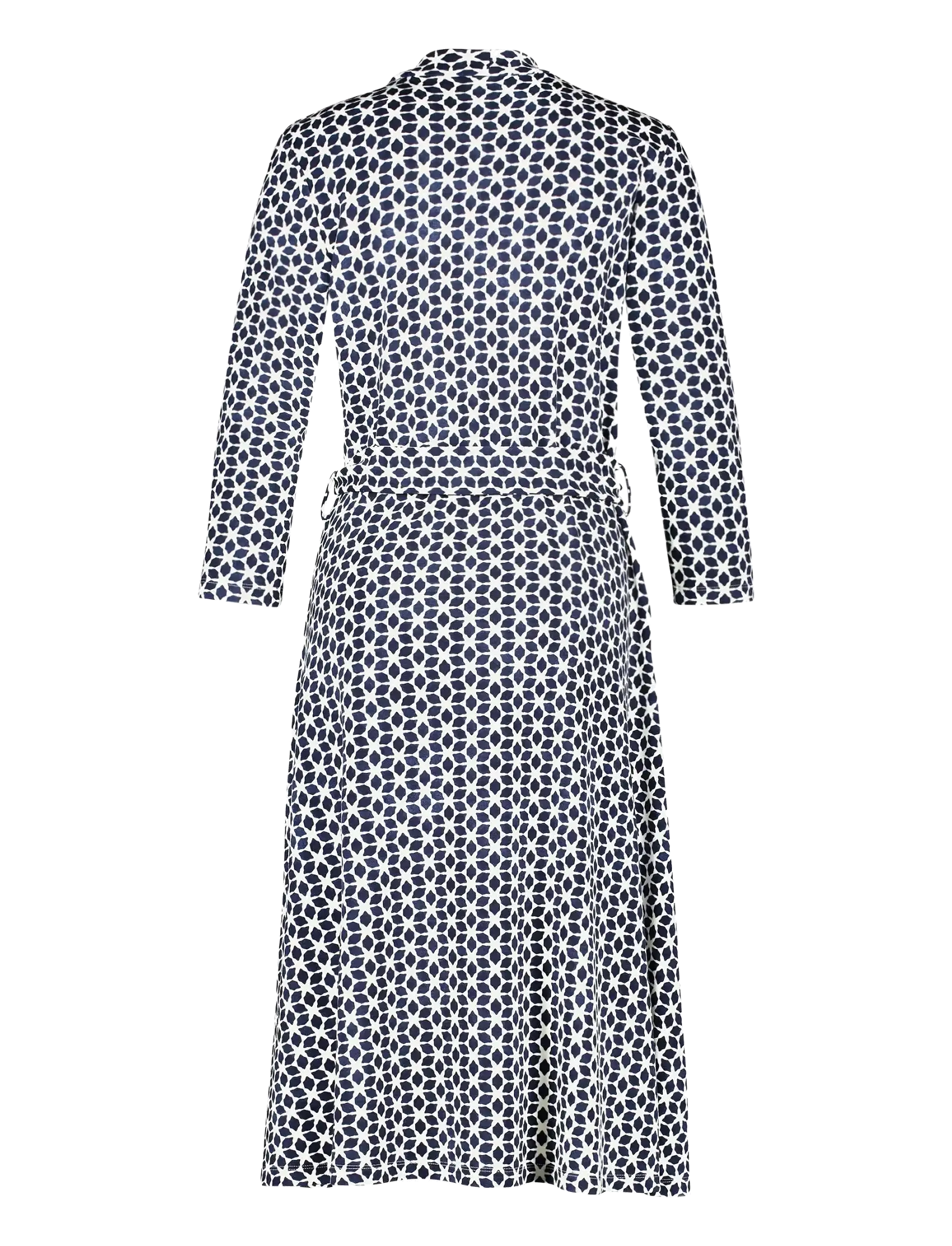 Gerry Weber - Dress Jersey - omlottklänningar - whisp.white/lake blue star aop - 1