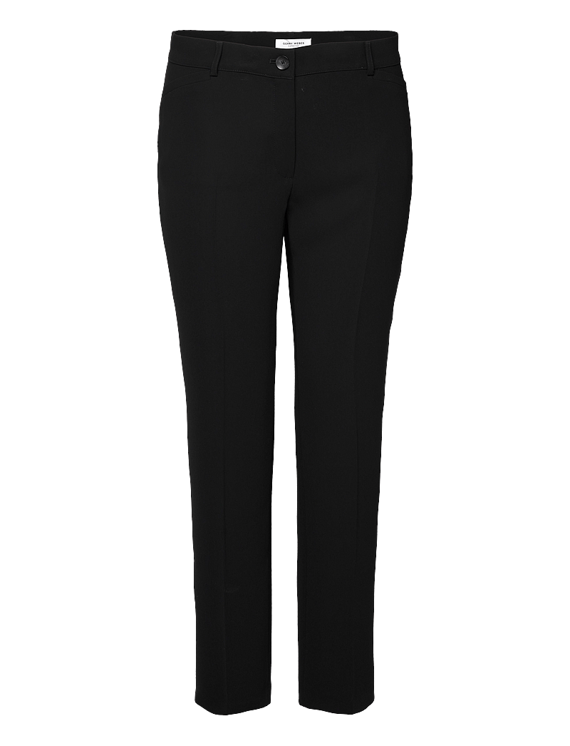 Gerry Weber - PANT LONG - straight leg trousers - black - 1