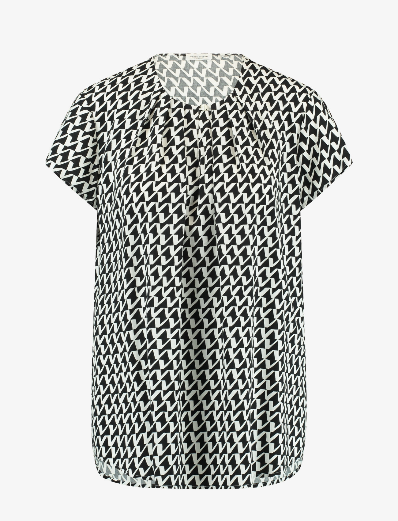 Gerry Weber BLOUSE 1/2 SLEEVE - Kleidung - ECRU/WHITE/BLACK PRINT / black